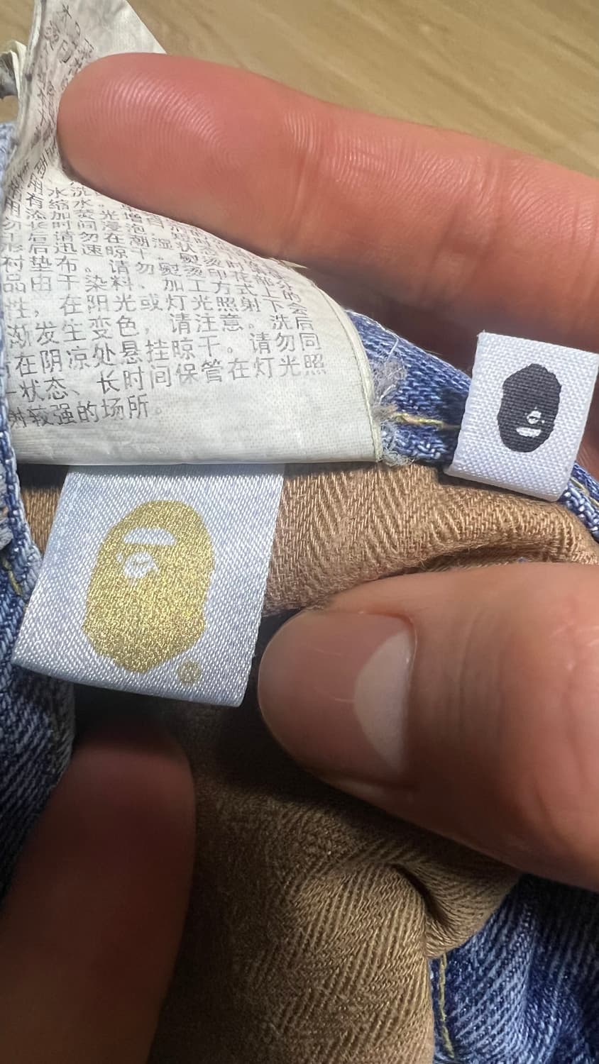 베이프 Bape champion denim pants 상품이미지2