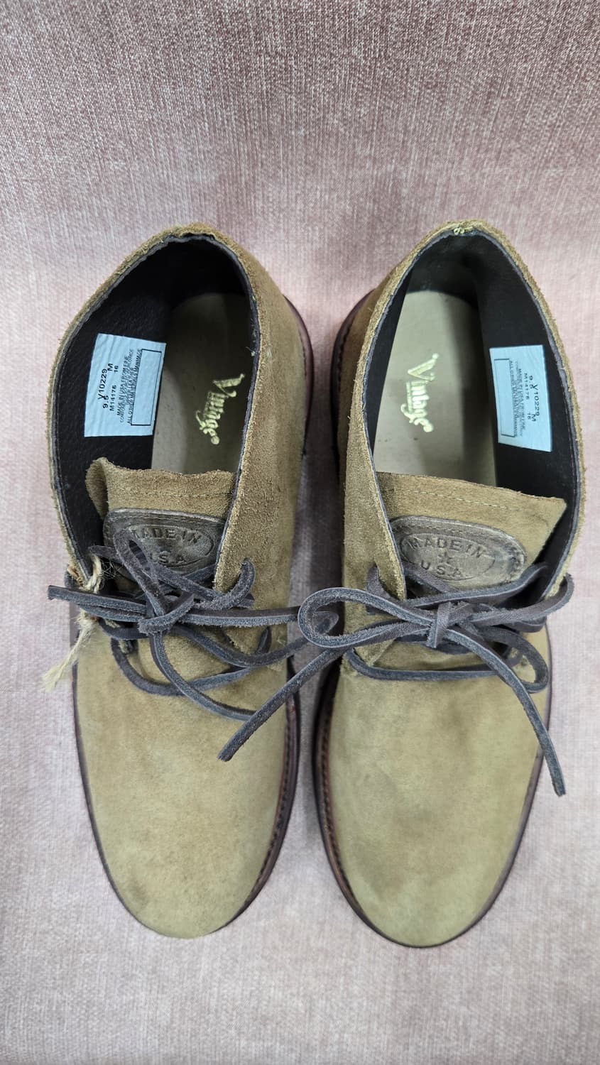 [새상품/USA제조] 빈티지 슈 컴퍼니 스웨이드 데저트 부츠275mm 상품이미지2