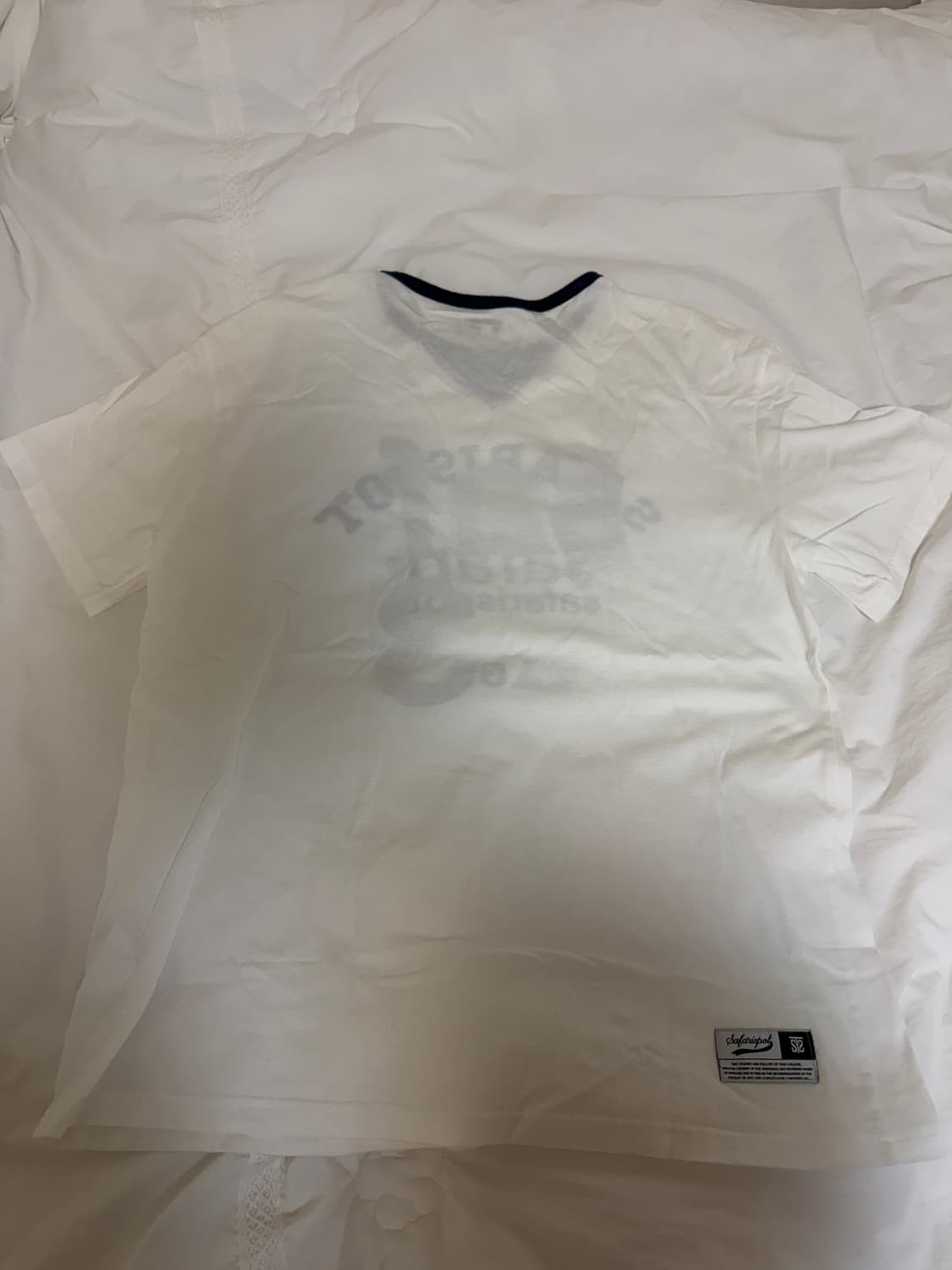 사파리스팟 루 베이스 스쿨 클럽 티 화이트 상품이미지3