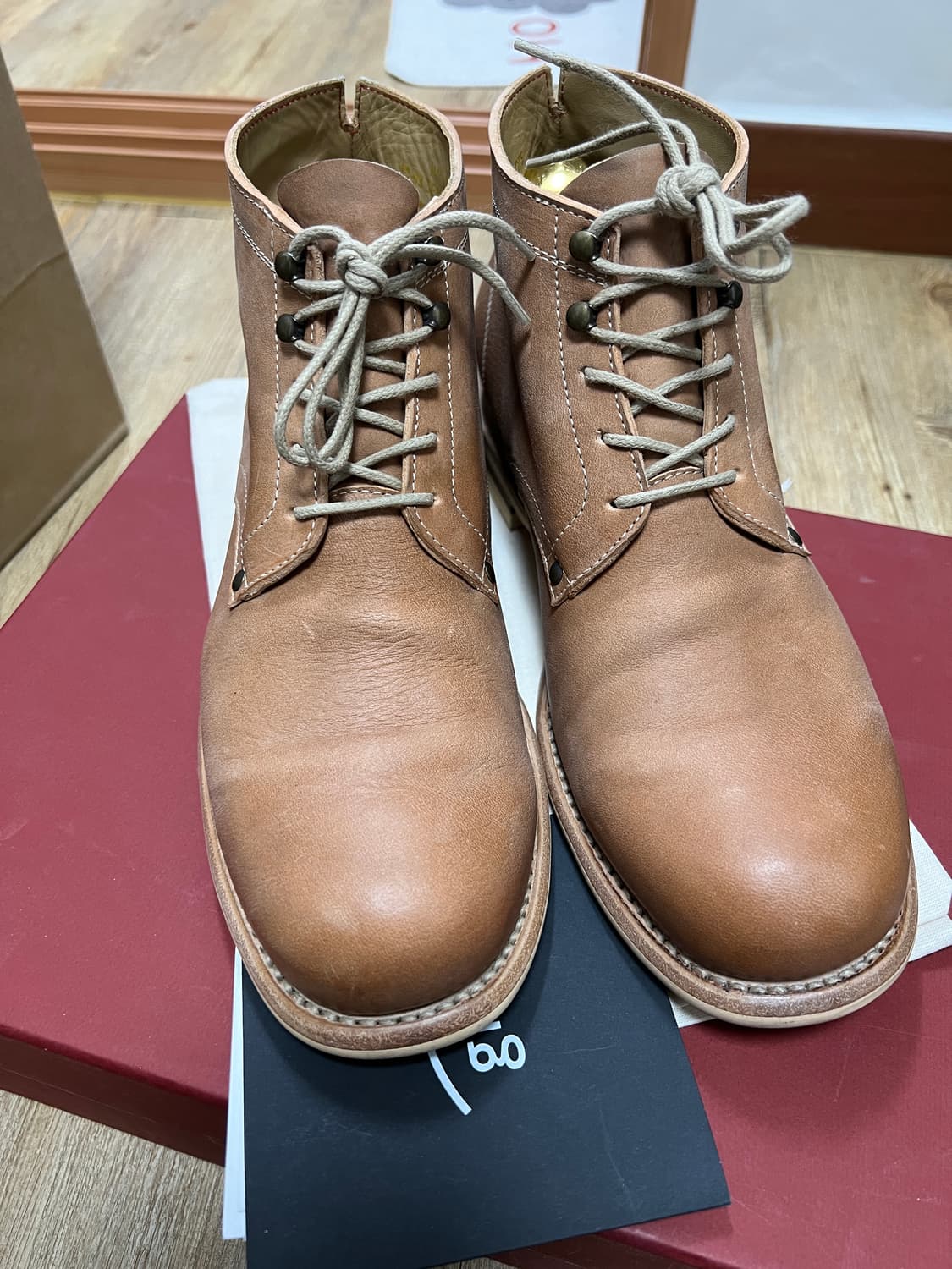 택포45) 그라더스 grds 부츠02 레더 티코어 내추럴 260 상품이미지5