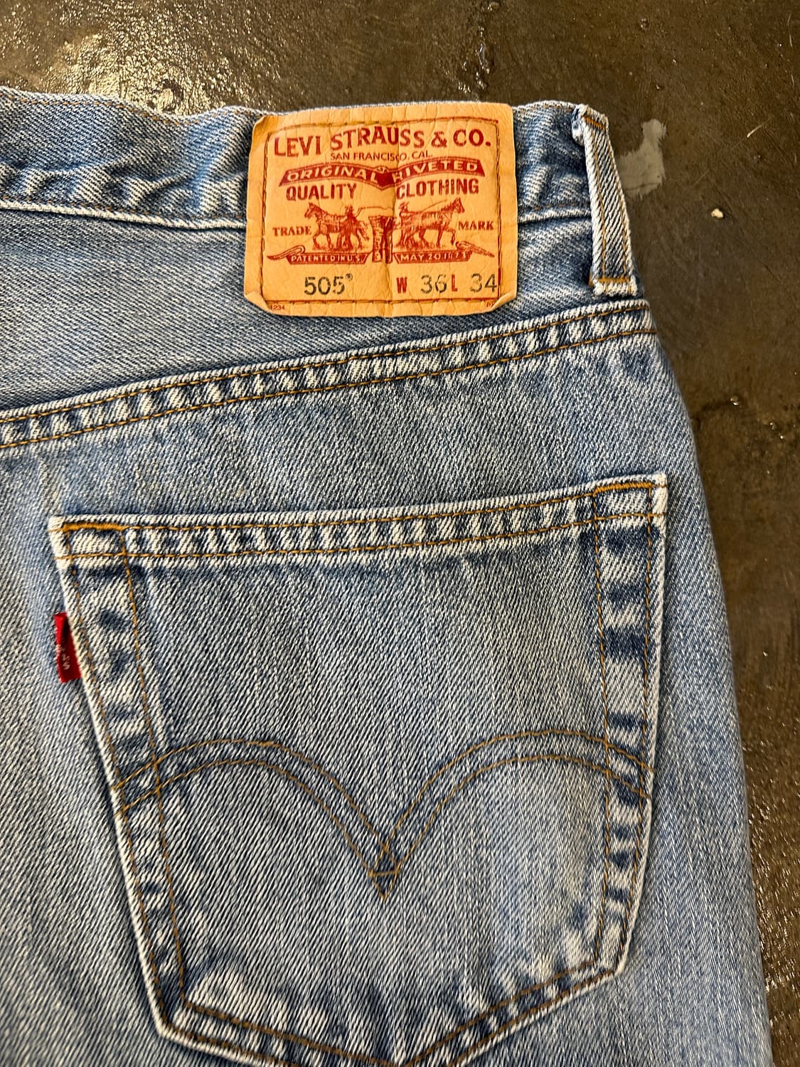 00s Levis 리바이스 505 W36 L34 상품이미지6