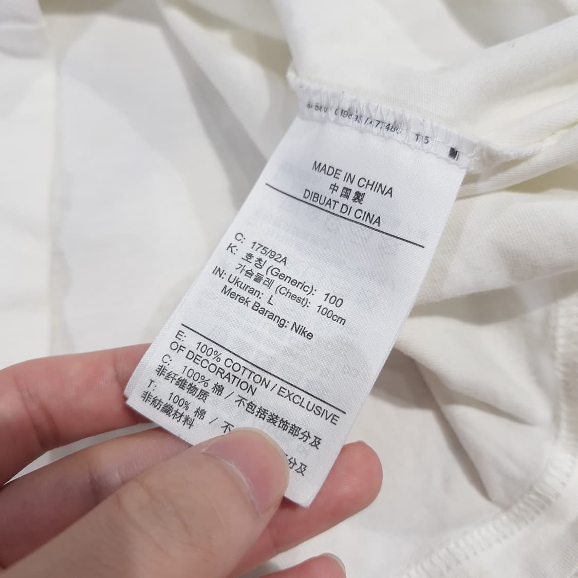 나이키 에어조던 X 자이언 화이트 시즈널 올드스쿨 스트릿 반팔 티셔츠 L 상품이미지9