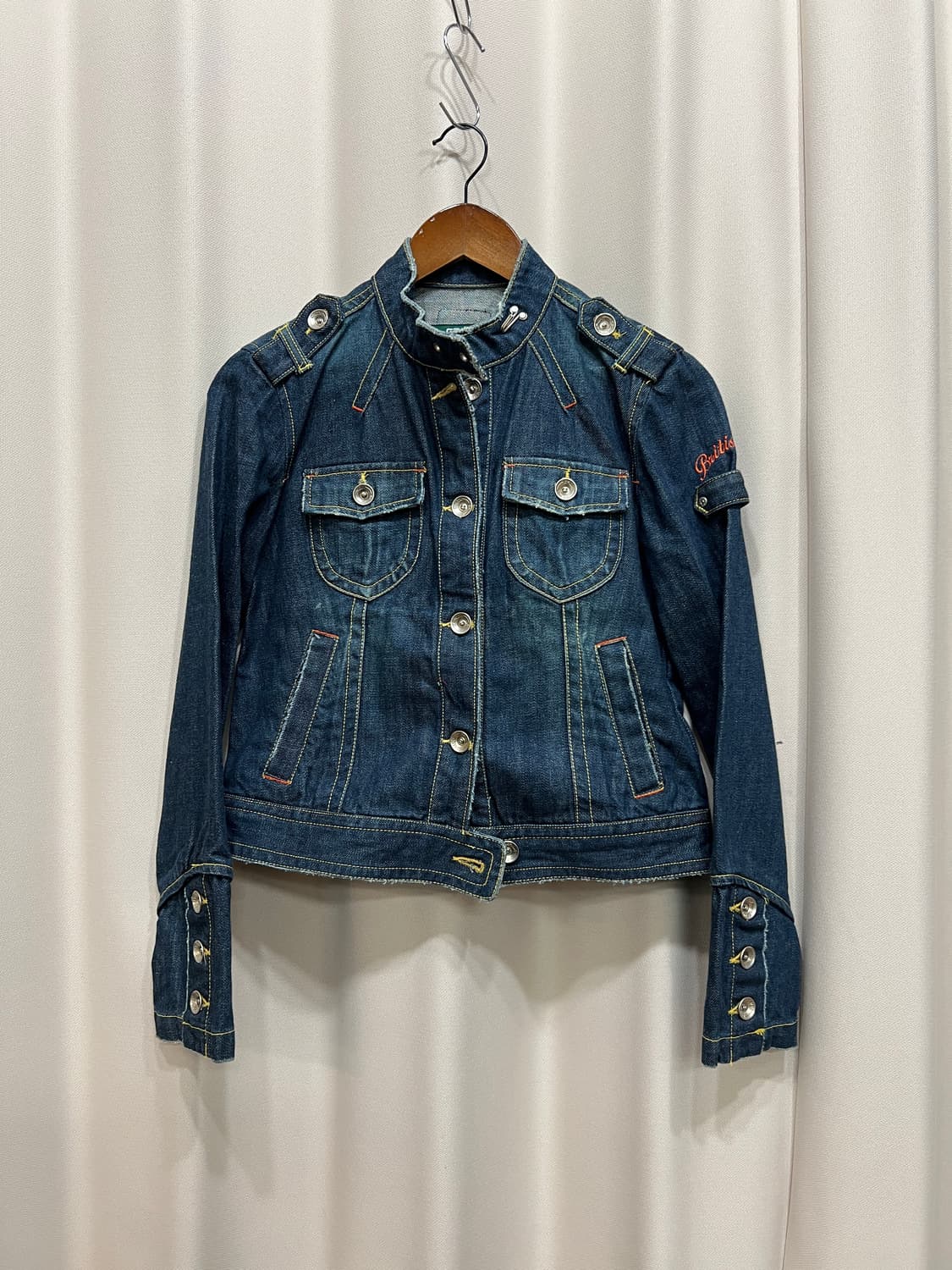 CRUX 빈티지 진청 데님 트러커 자켓  상품이미지3