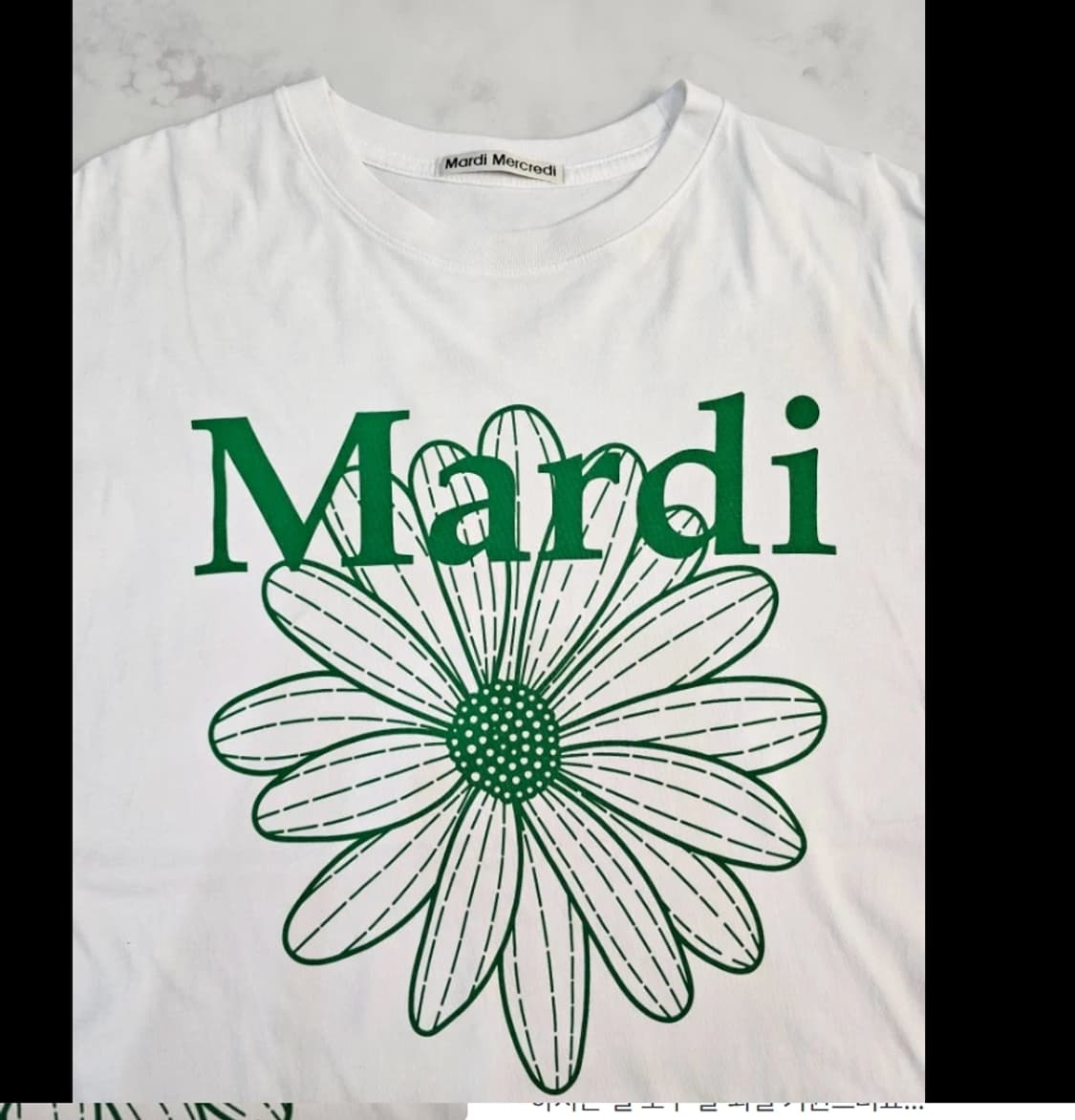 마르디 메크르디 플라워 티셔츠 남95 여~77 상품이미지5