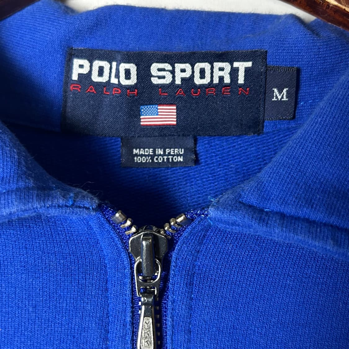 [POLO] 00s 폴로스포츠 스펠아웃 하프집업 맨투맨 상품이미지5