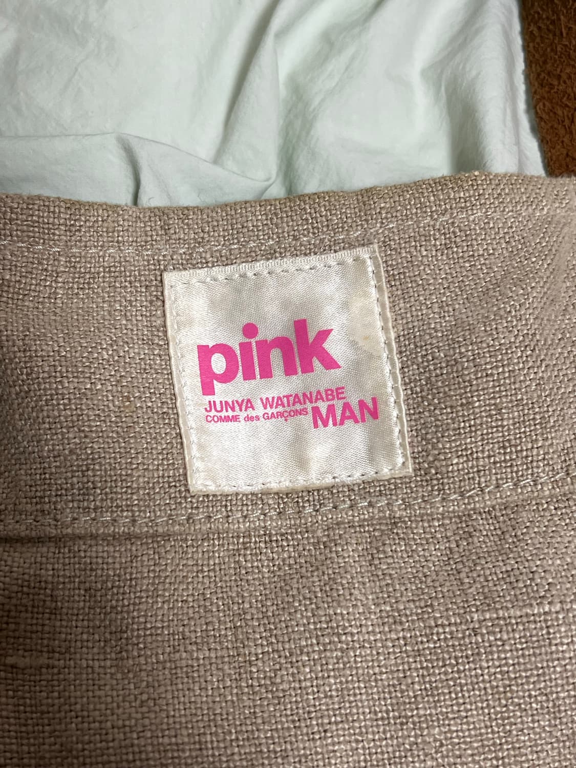 꼼데가르송 맨즈 준야 와타네베 콜라보 토트백 상품이미지3