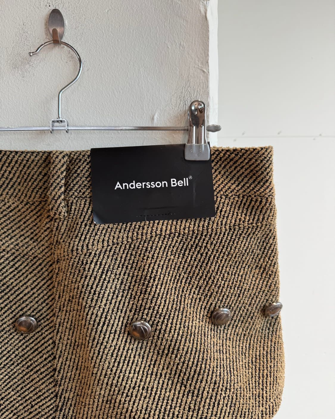 앤더슨벨 브라운 다이애나 트윌 마이크로 하프 팬츠 상품이미지7