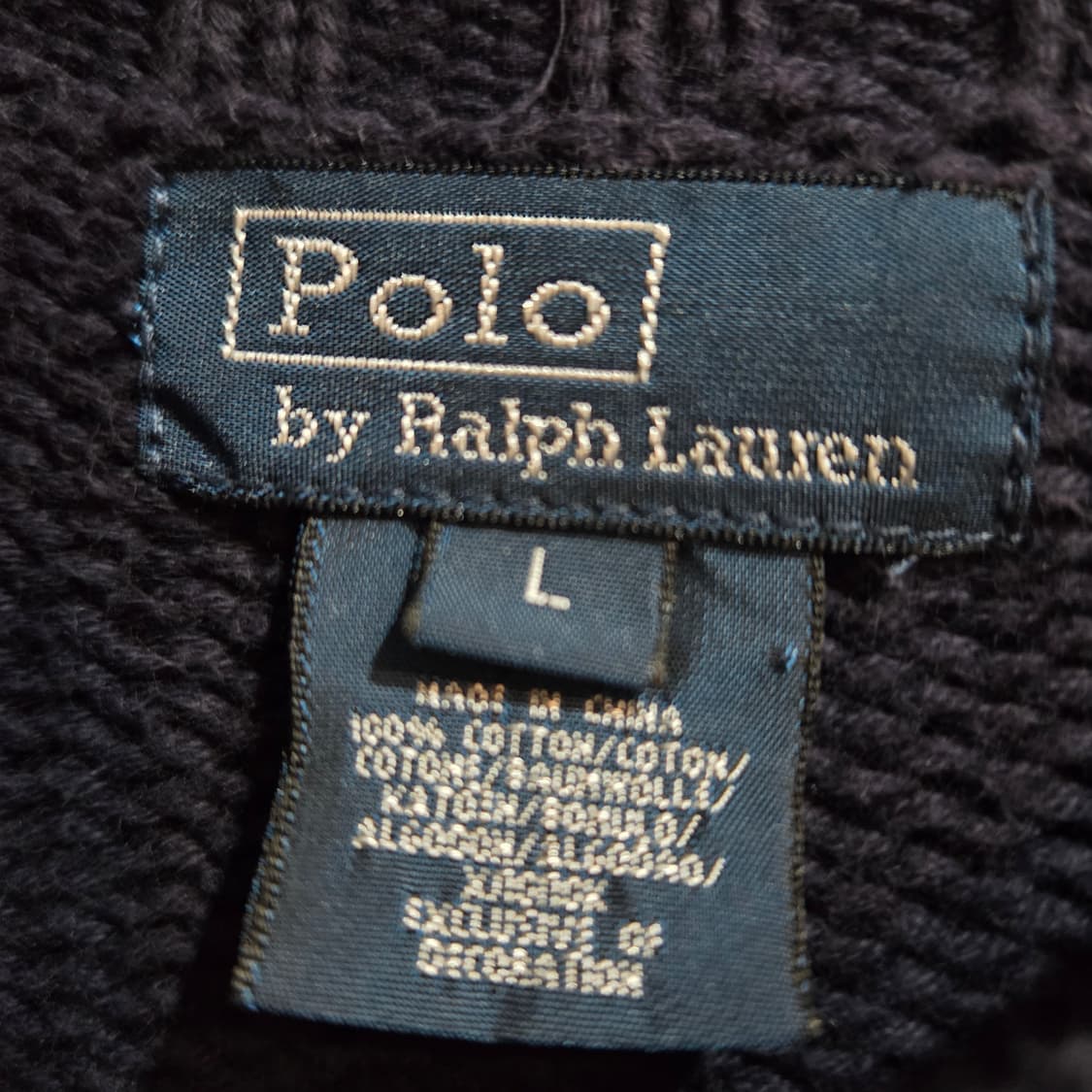 폴로 랄프로렌 성조기 니트 네이비 상품이미지6