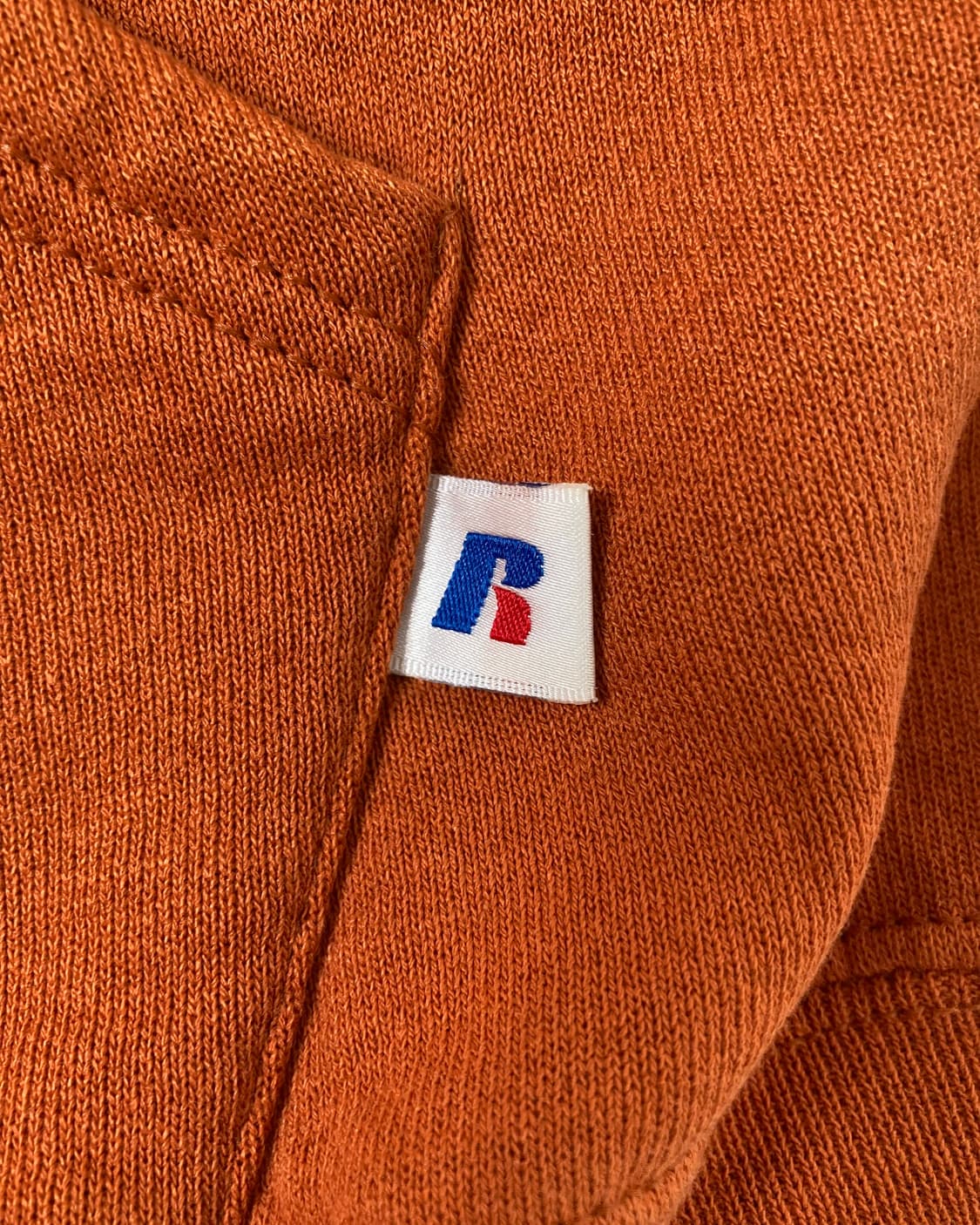 90s Russell Zip Up Hoodie (burnt orange) 상품이미지5