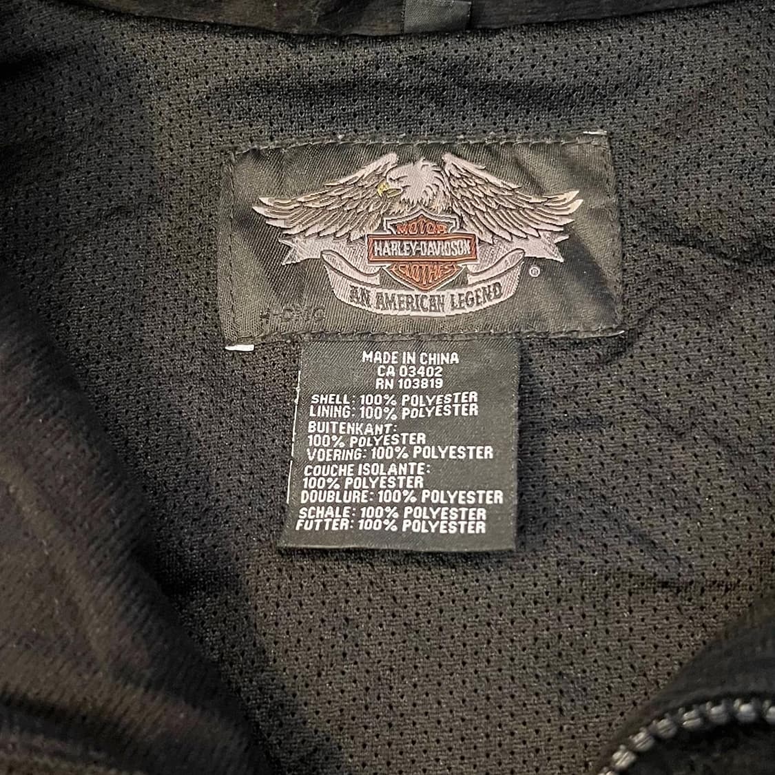 할리데이비슨 Fleece Skull Vest 상품이미지5