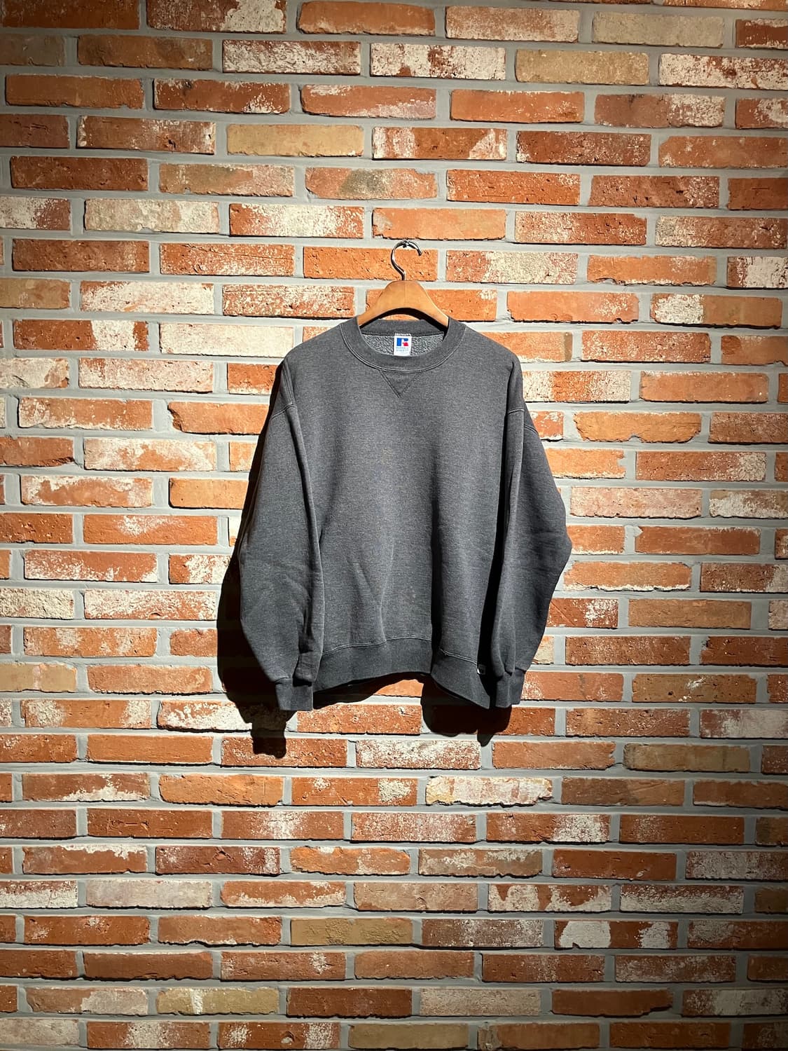 90s USA 빈티지 러셀 플레인 스웻 셔츠 맨투맨 상품이미지1