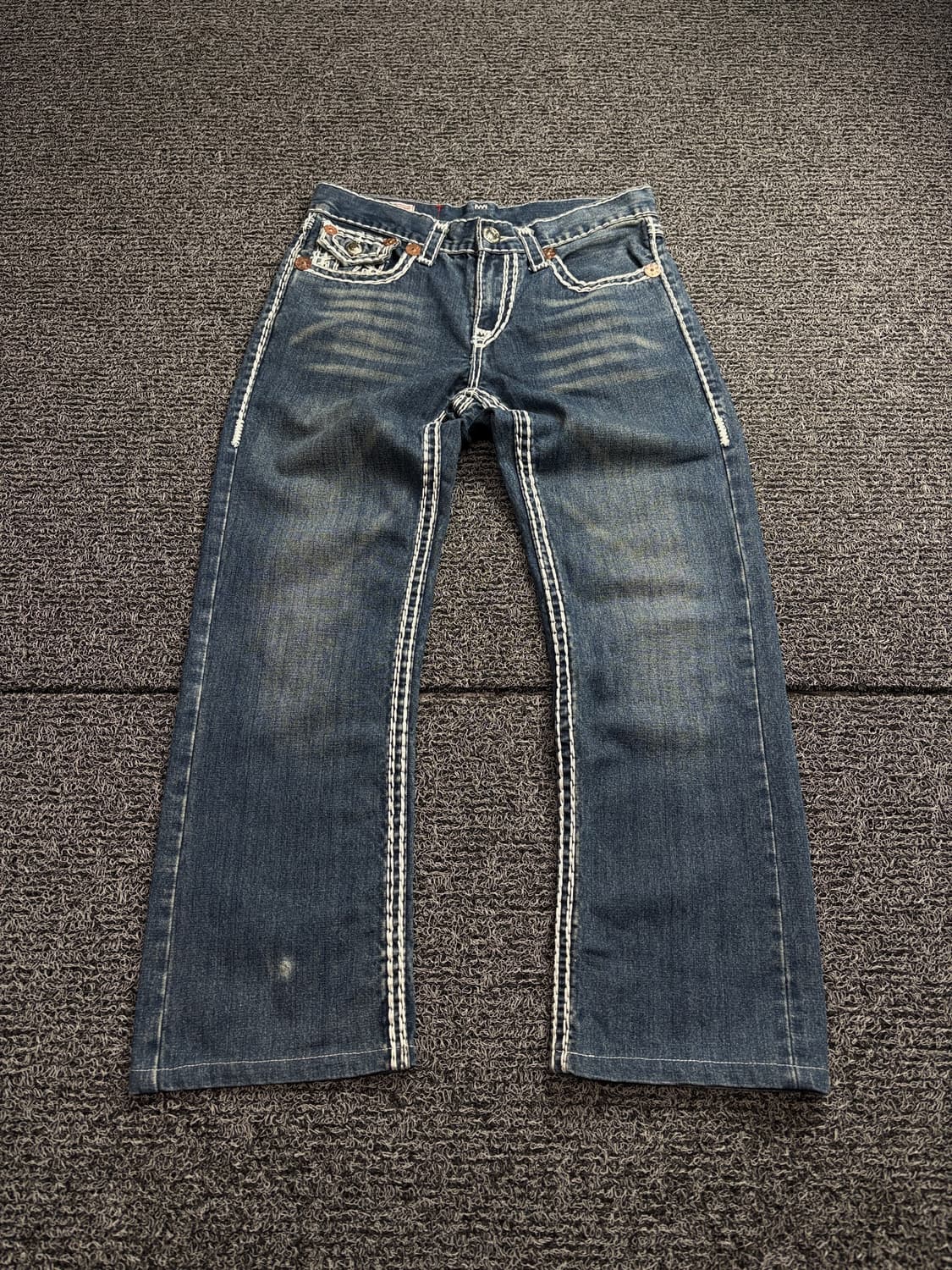 트루릴리젼 조이 로우 라이즈 슈퍼 티 플레어 데님 팬츠 2060 상품이미지2