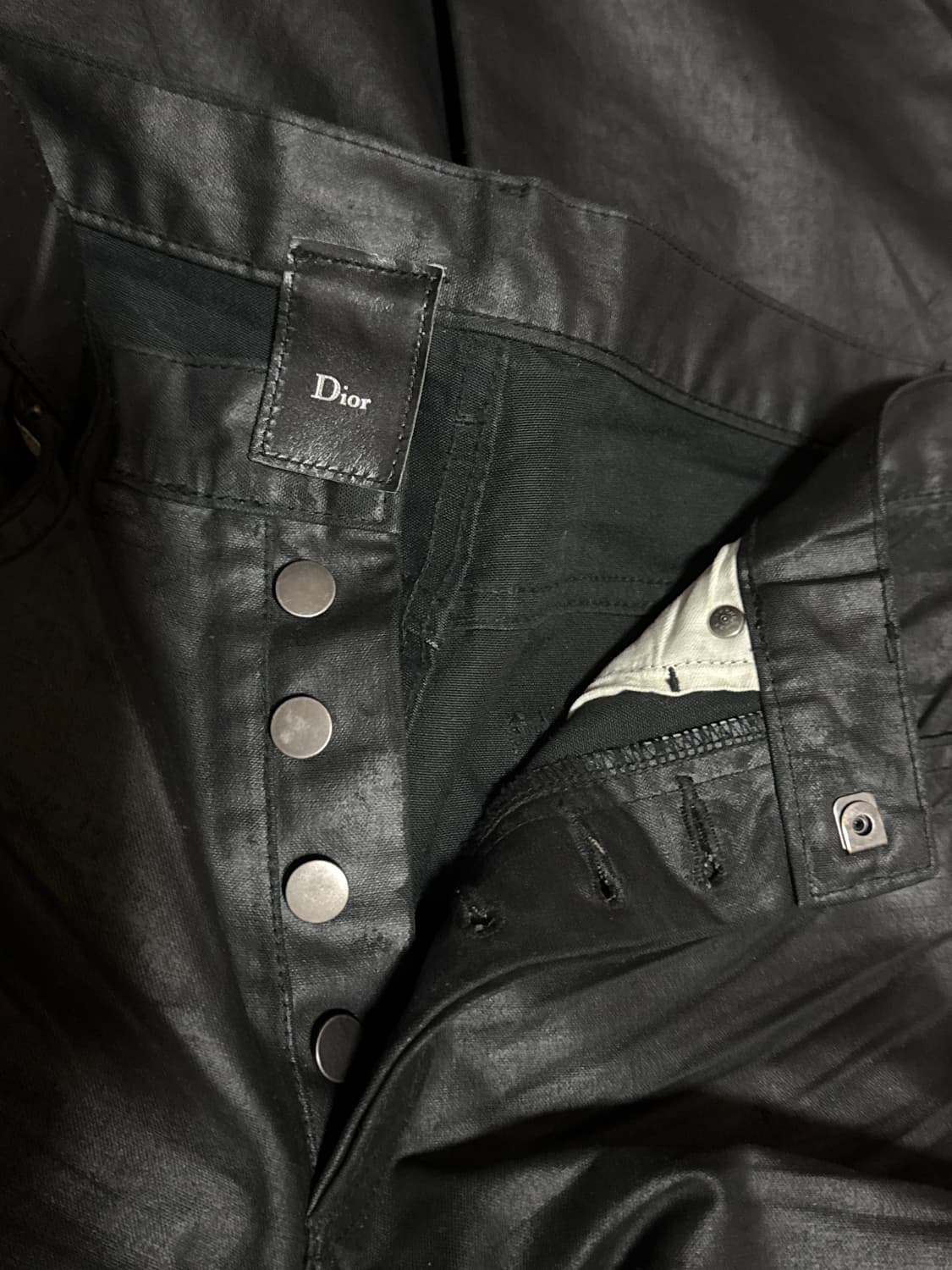 Dior homme AW2003 Luster coated jeans 상품이미지2