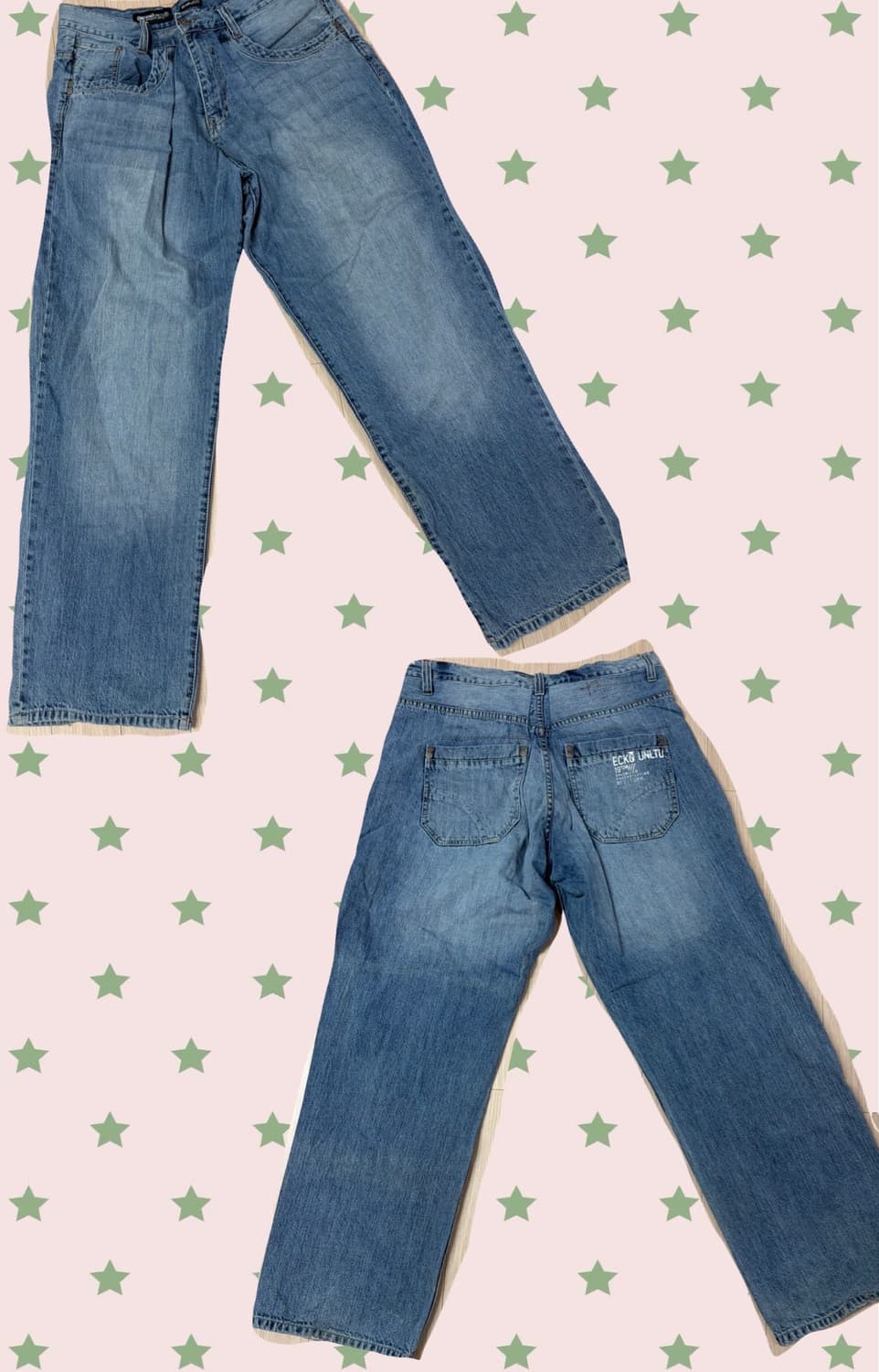 빈티지 중청 와이드 팬츠 상품이미지1