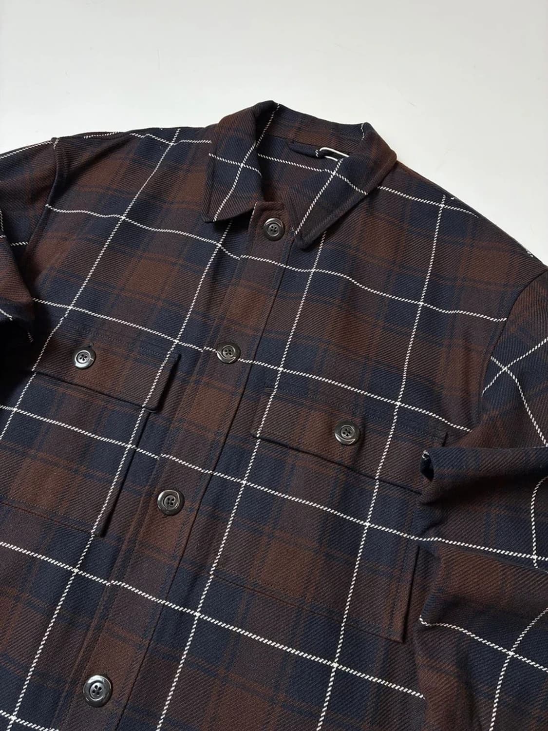 니코앤드 플란넬 코튼 셔츠 자켓 PN9320 상품이미지2