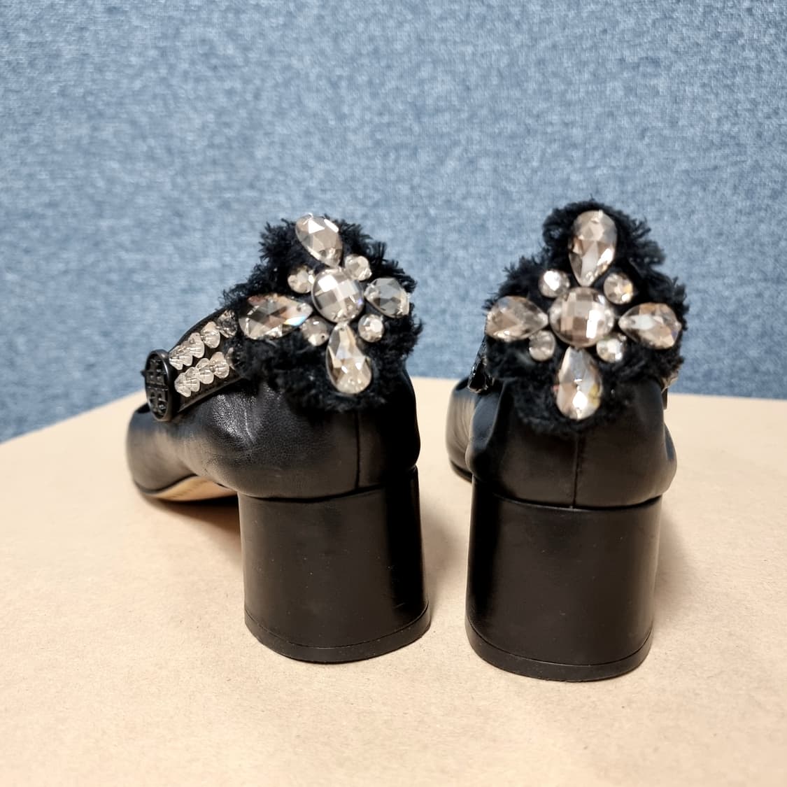 토리버치 천연가죽 메리제인 힐 펌프스 구두 (240/7M) 상태좋음 상품이미지5