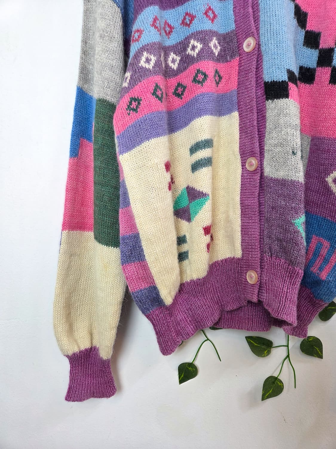 기하학 패턴 가디건 상품이미지3