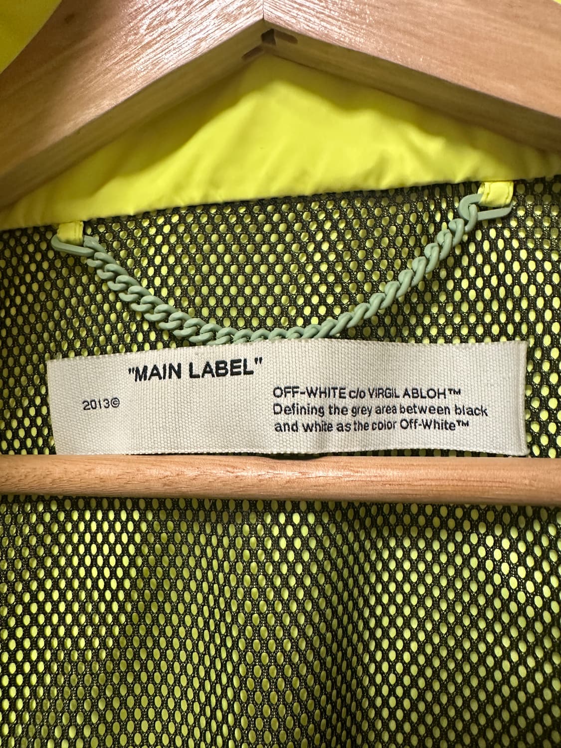 오프화이트 바람막이 투웨이 지퍼  상품이미지5