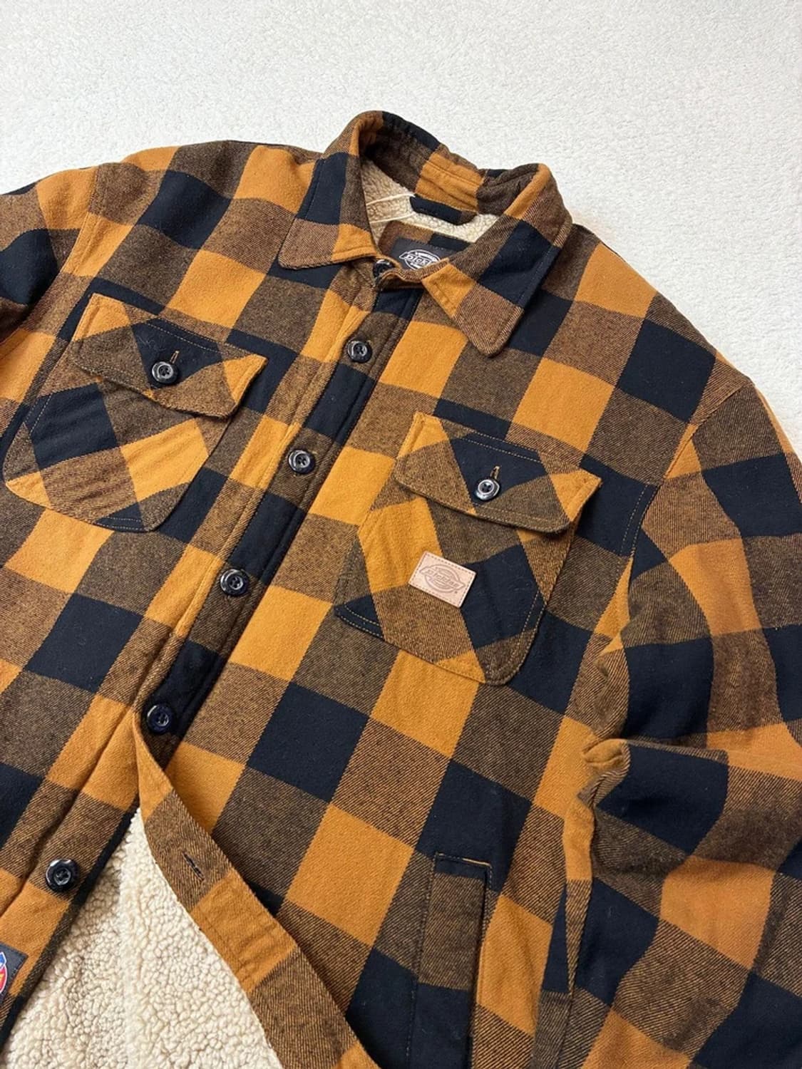 디키즈 버팔로 체크 보아 셔츠 자켓 PN6209 상품이미지2