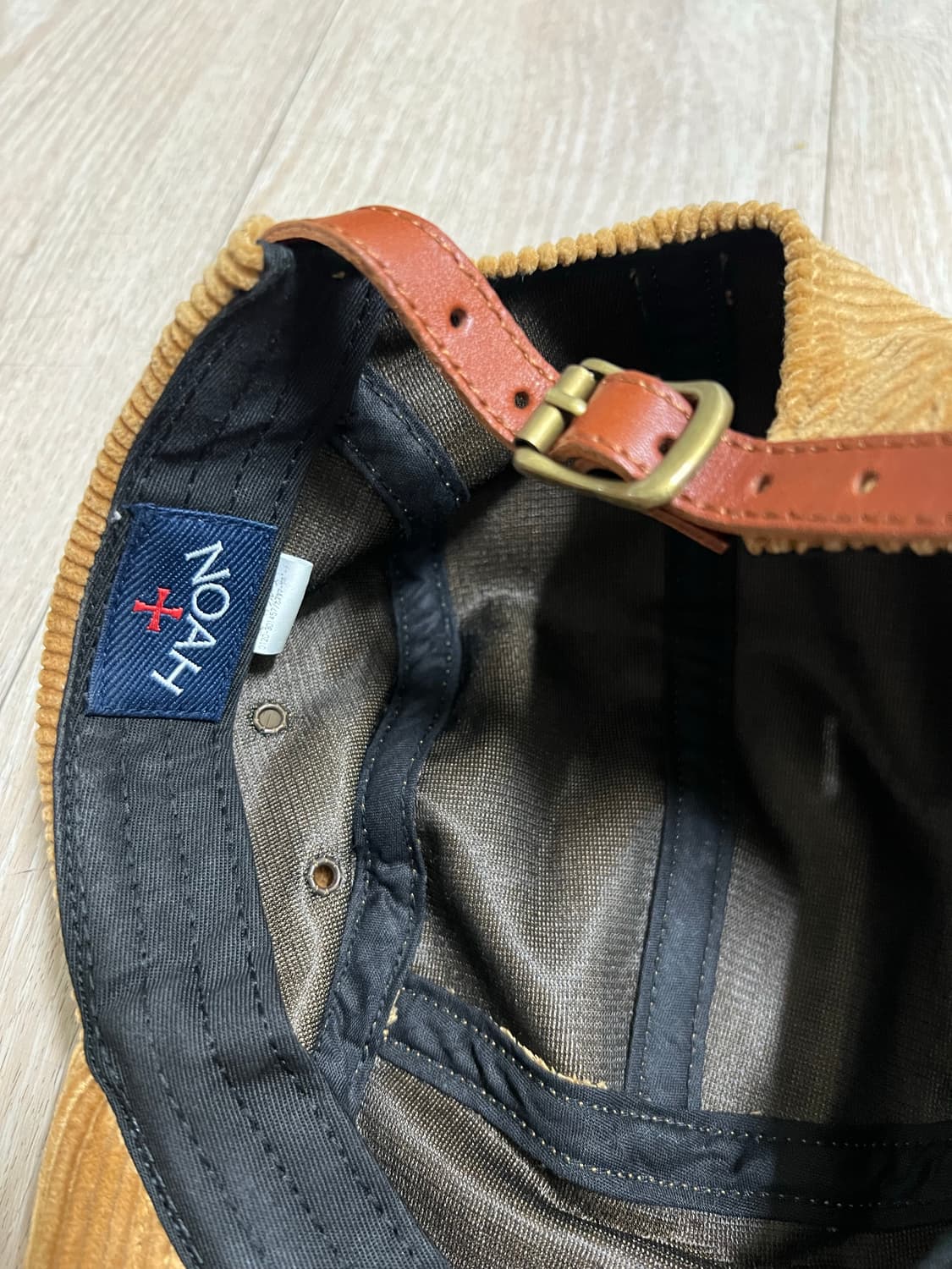 노아 코듀로이 볼캡 브라운 상품이미지2