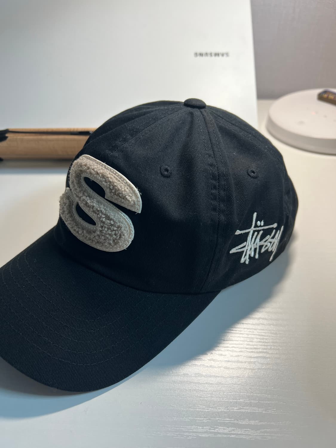 스투시 셔닐 S 로우 프로 캡 쉐도우 볼캡 모자 상품이미지1