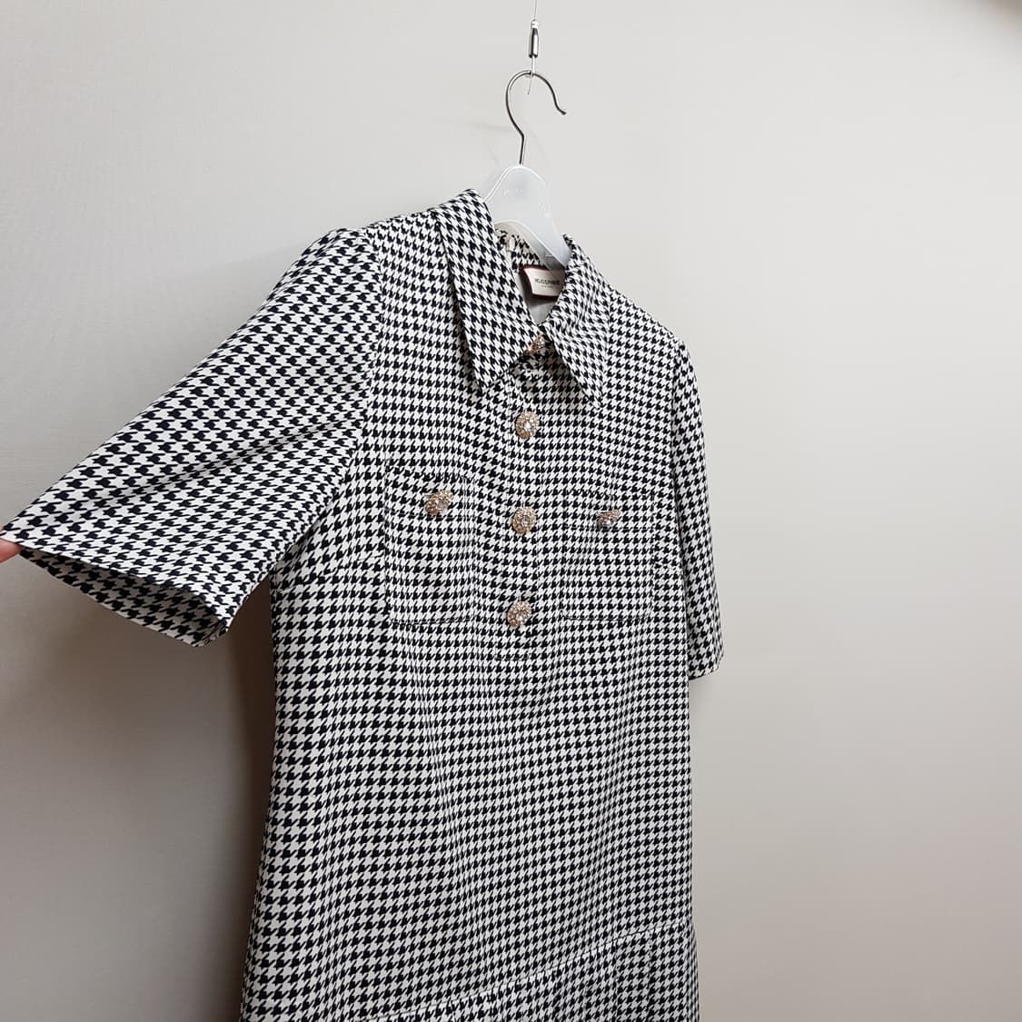 모조에스핀 2021 하운드투스 카라 플리츠 원피스 M사이즈 상품이미지3