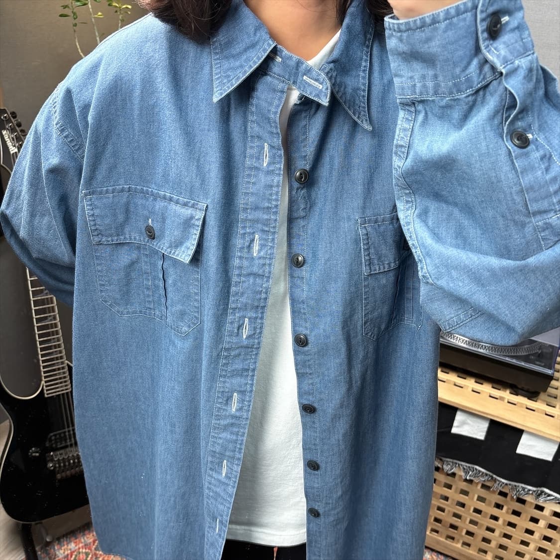 폴로 샴브레이셔츠 상품이미지2