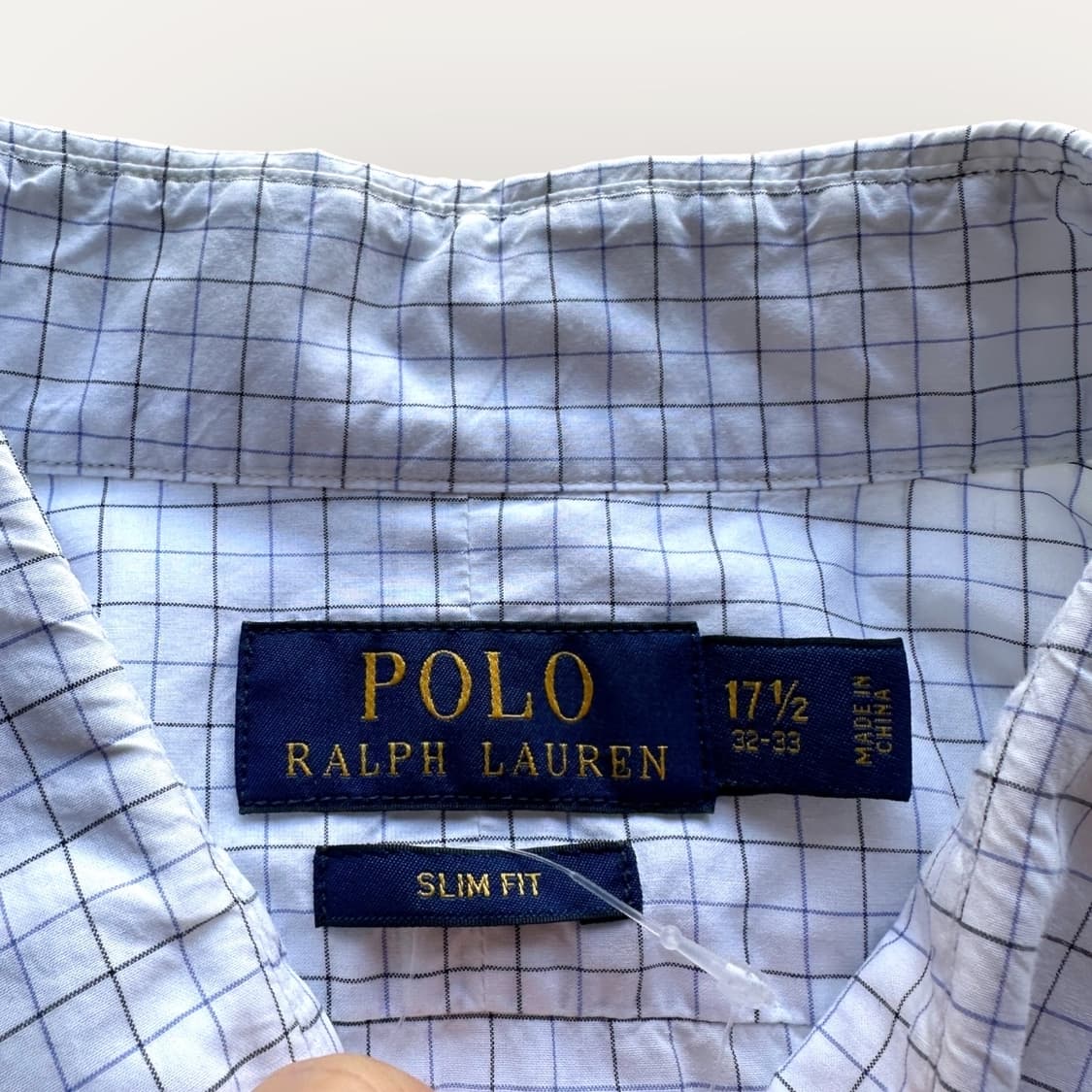 폴로랄프로렌 화이트 체크 셔츠  상품이미지3