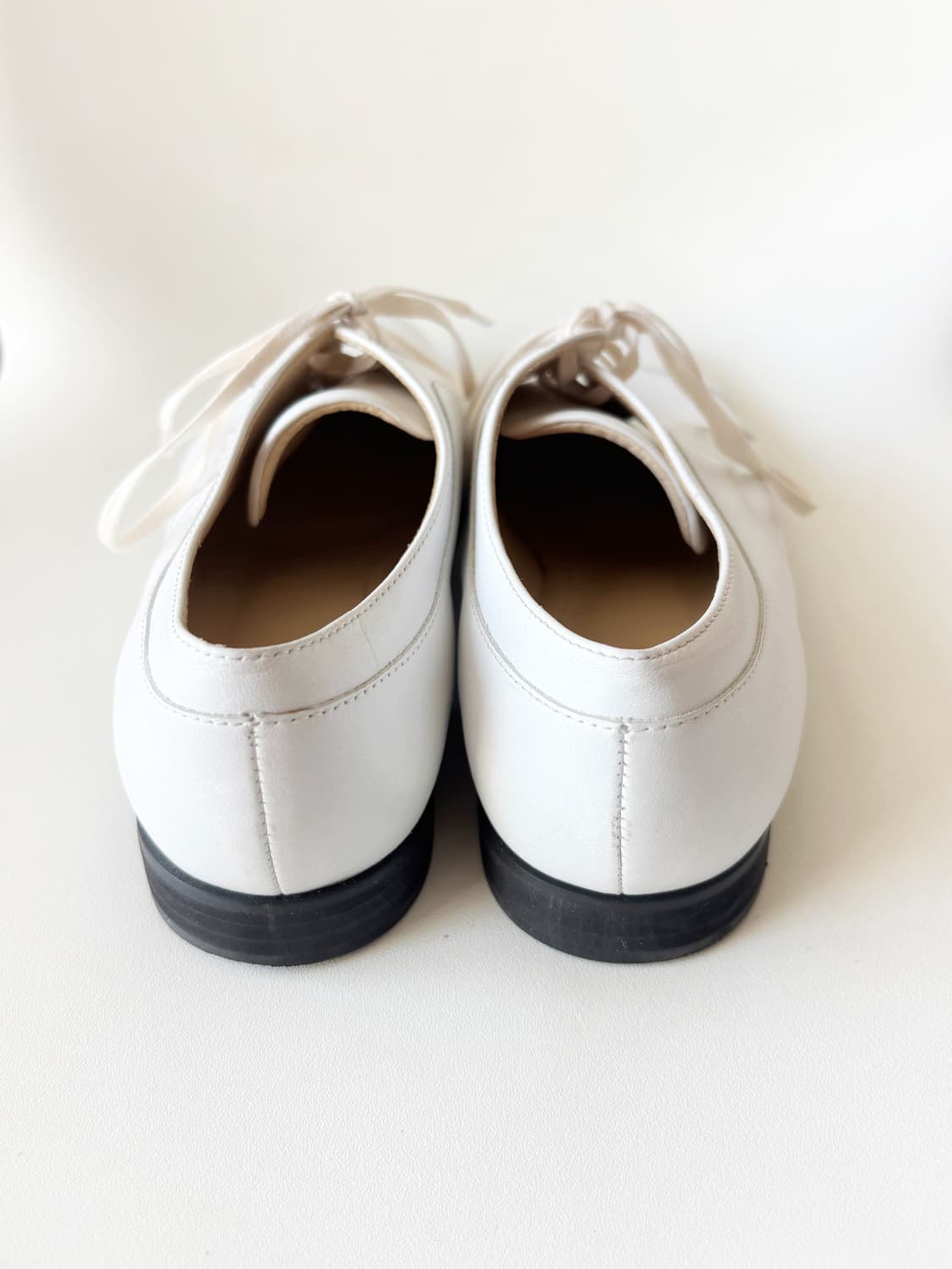 질샌더 화이트 레더 로퍼 상품이미지3