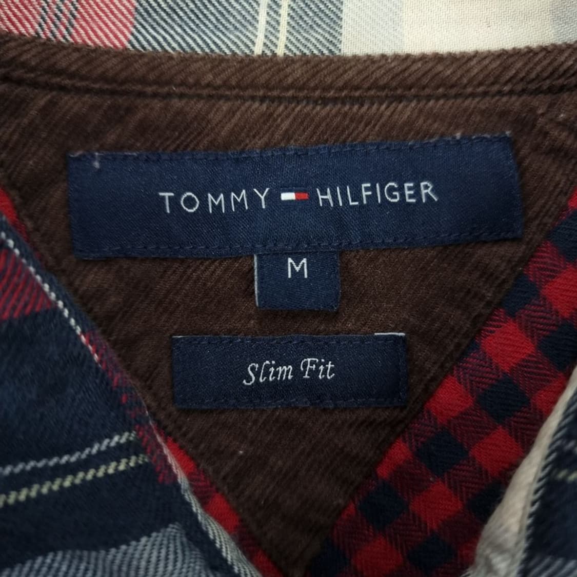 [타미힐피거] 로고 자수 빈티지 체크 셔츠 M19924 상품이미지7