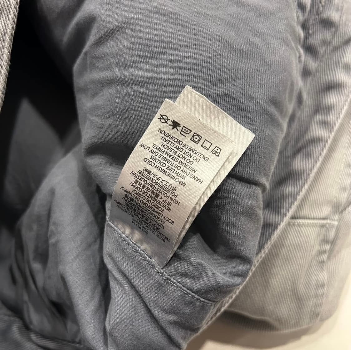 [M] 아르마니 익스체인지 데님 집업 자켓 그레이 블루 B164 상품이미지9