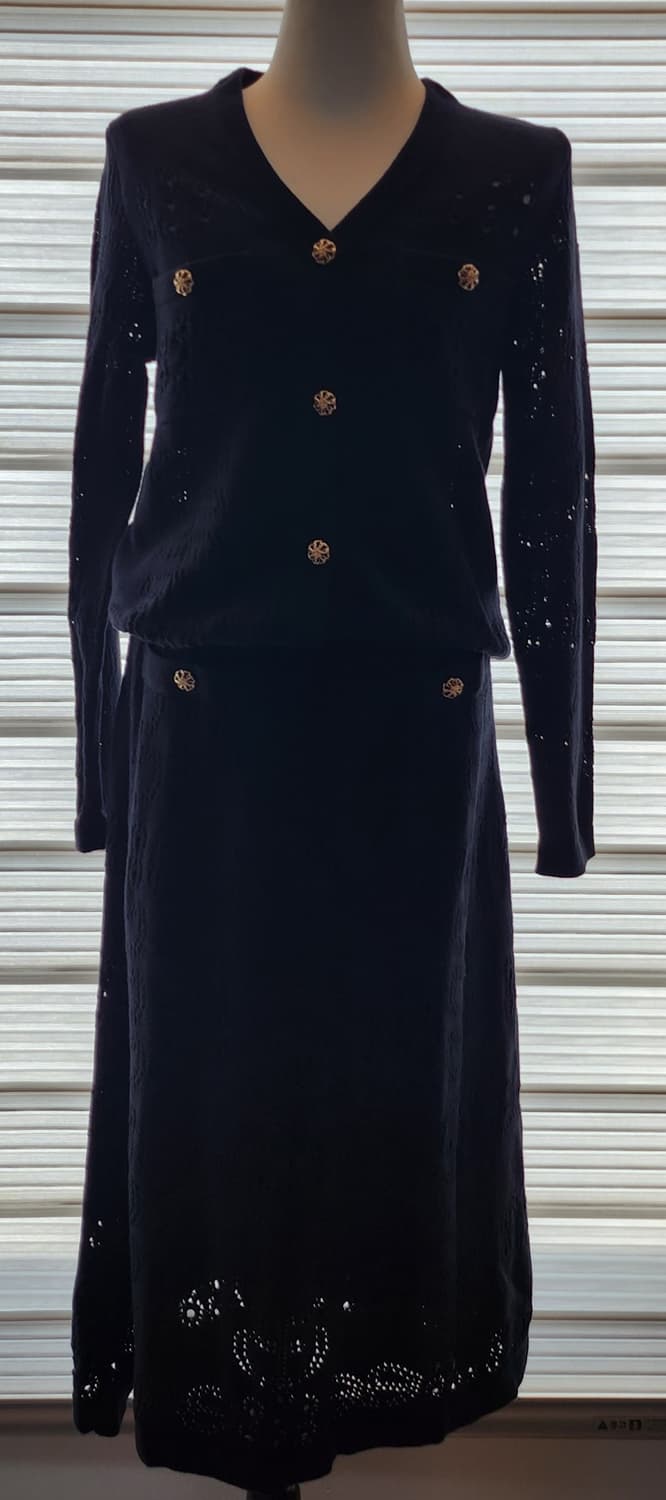 니트 가디건+스커트 세트 ●프리사이즈(55~66) 상품이미지4