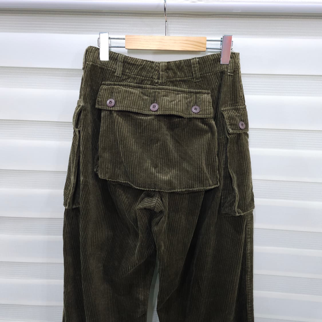 90s HOUSTON 데드스탁 코듀로이 몽키팬츠-우먼26-27정도 상품이미지6