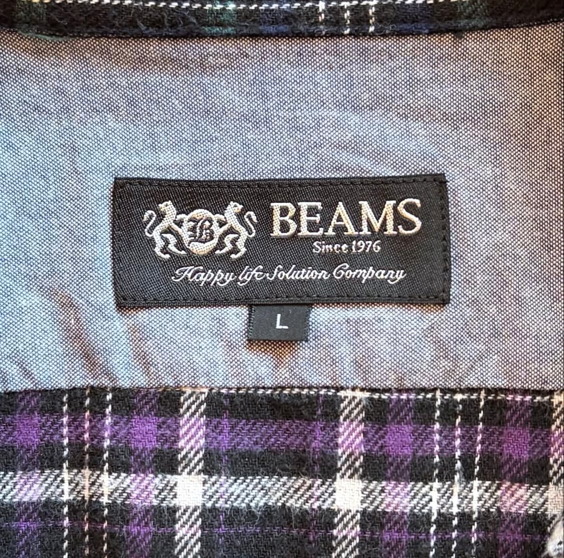 빔즈 멀티체크 셔츠 상품이미지7