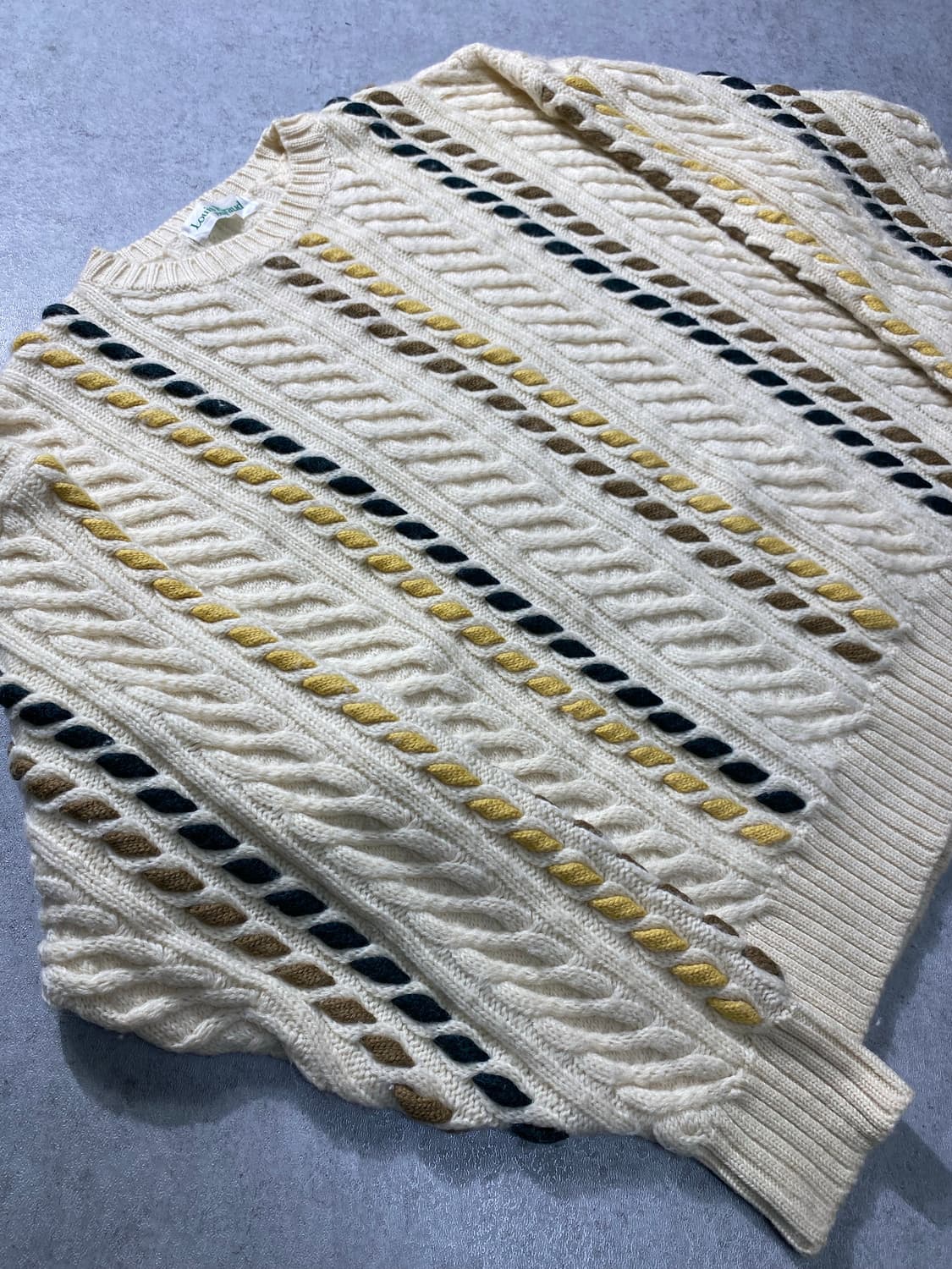 [L] Louie Feraud Paris 에스닉 울 스웨터 상품이미지4