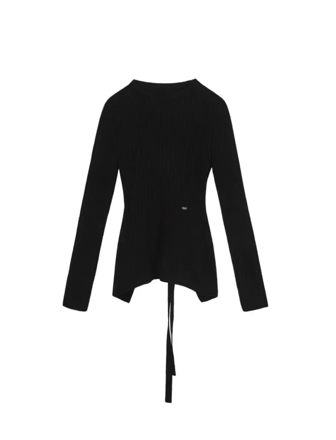 트리밍버드 니트 Backless knit pullover 상품이미지1