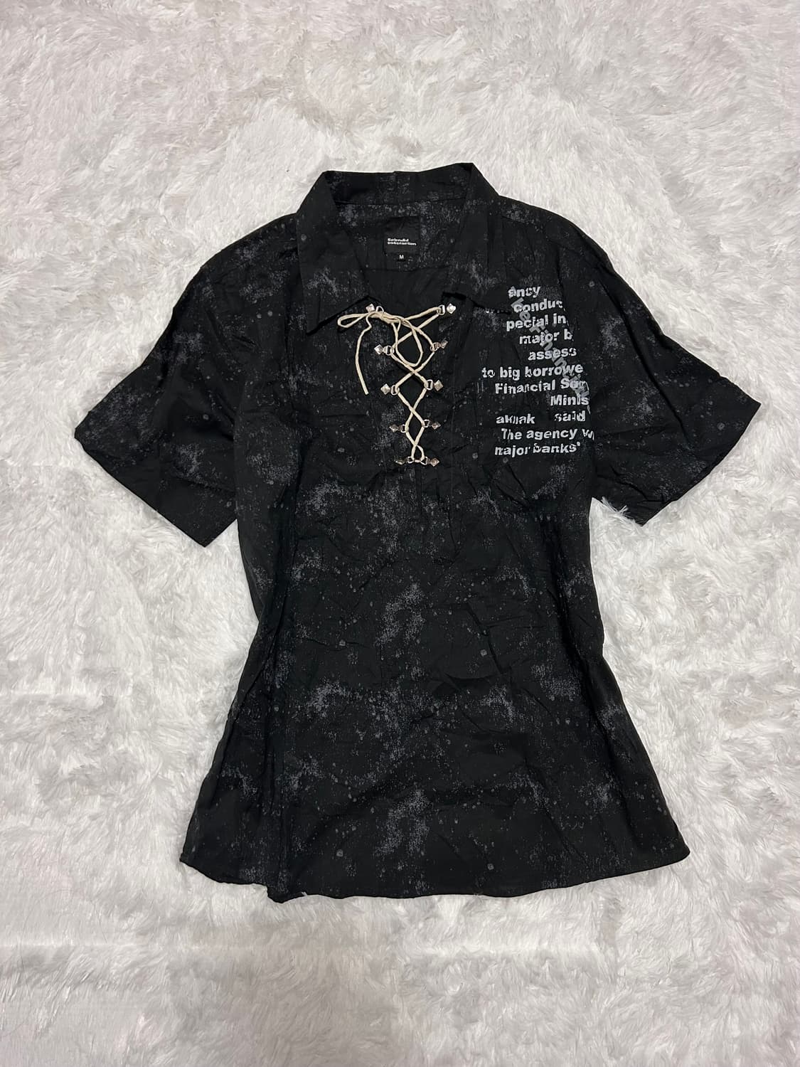 y2k eyelet tie-dye tee 상품이미지1