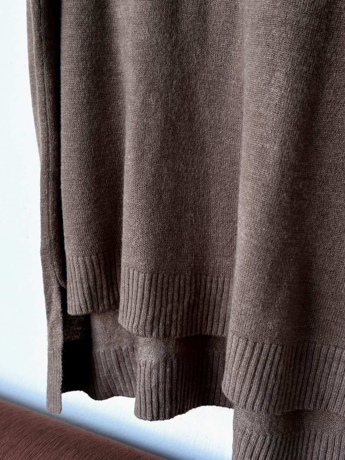 High gauge roll design stretched knit to 상품이미지2