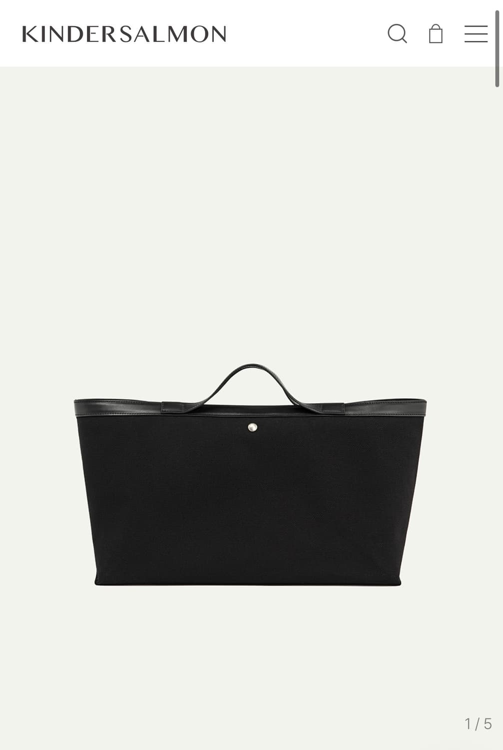 킨더살몬 포셀 캔버스 토트백 상품이미지3