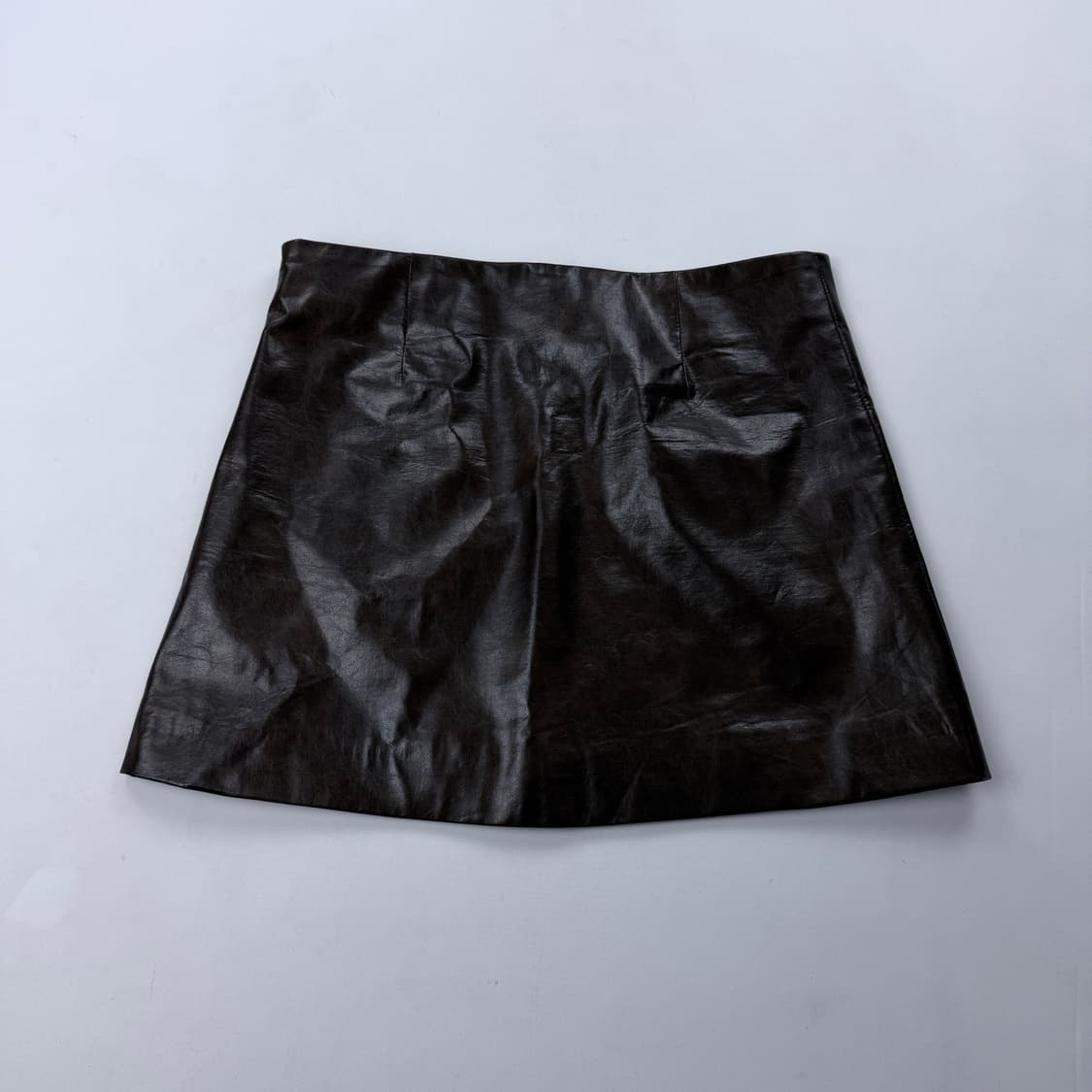 아비에무아 레더 로고 포인트 미니 스커트 상품이미지7