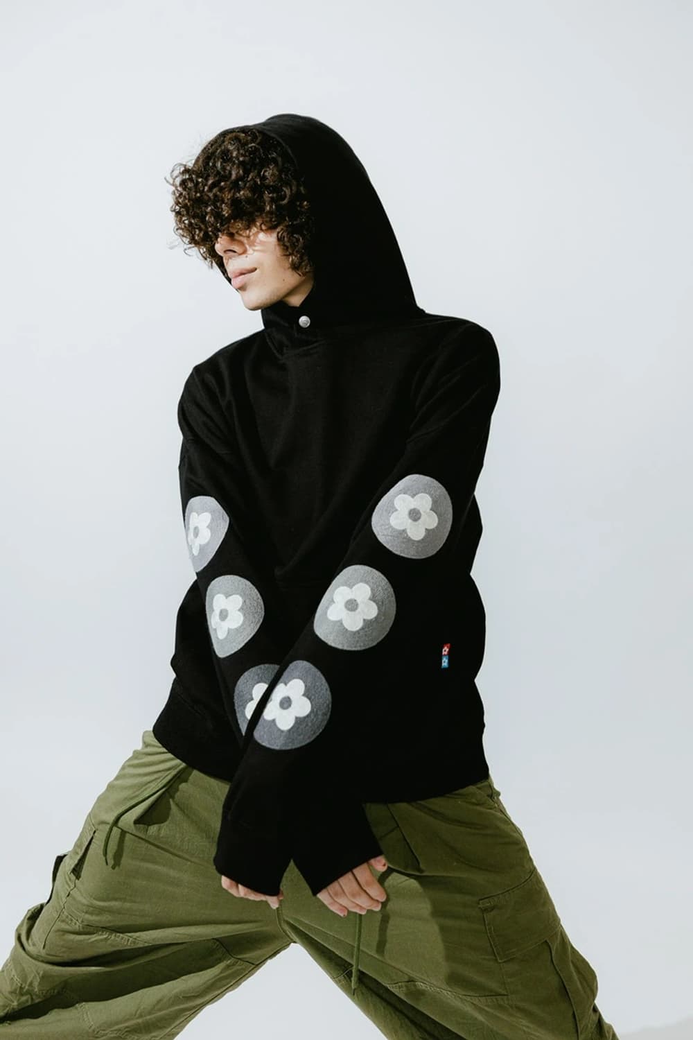 반디더핑크 플라워 암 후디 L 상품이미지2