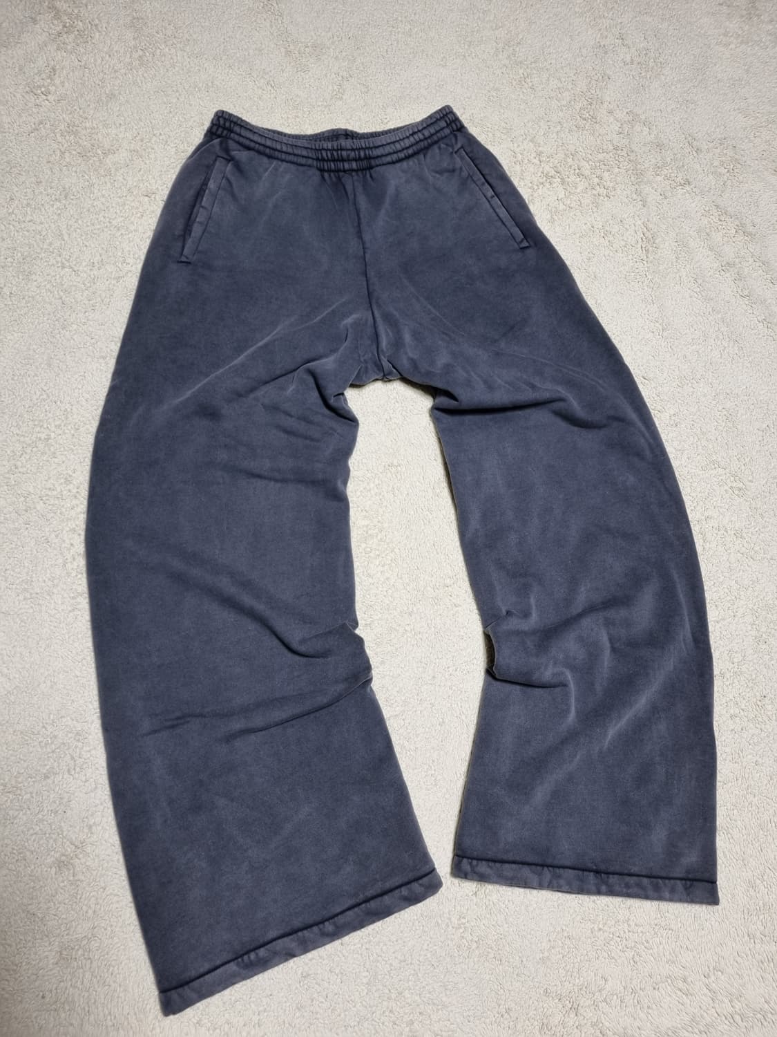 이지 갭 더블 레이어 헤비웨이트 스웻팬츠 포에틱 블랙 상품이미지1