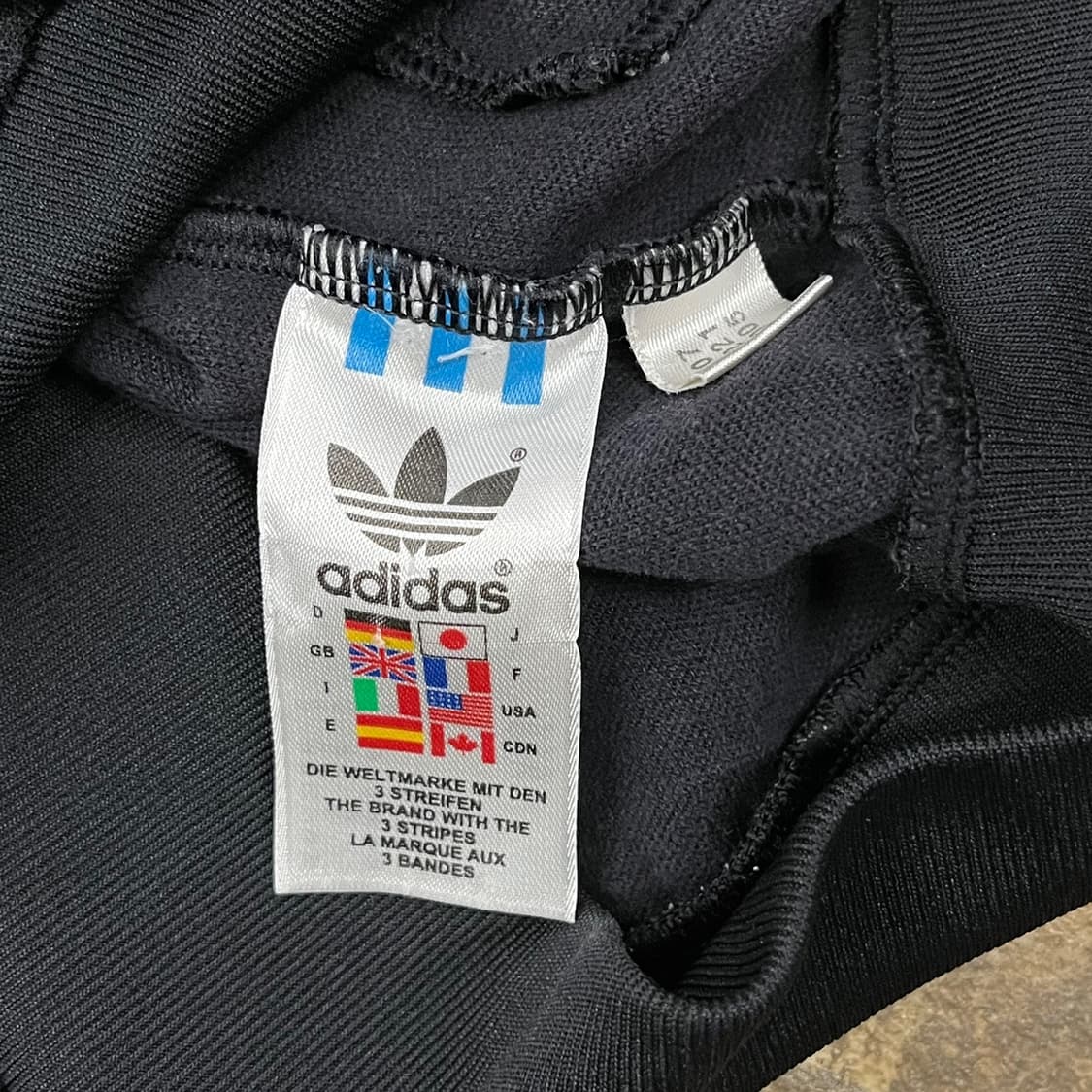 [정품/95] 아디다스 83-c 블랙 골검 트랙탑 져지 자켓 b15 상품이미지6