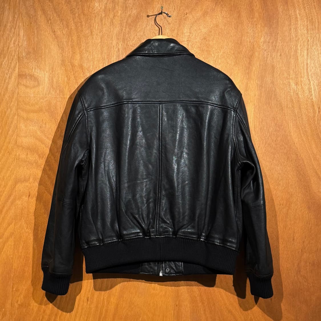 Zara 자라 헤비 양가죽 A-2 에비에이터 자켓 L 105 상품이미지5