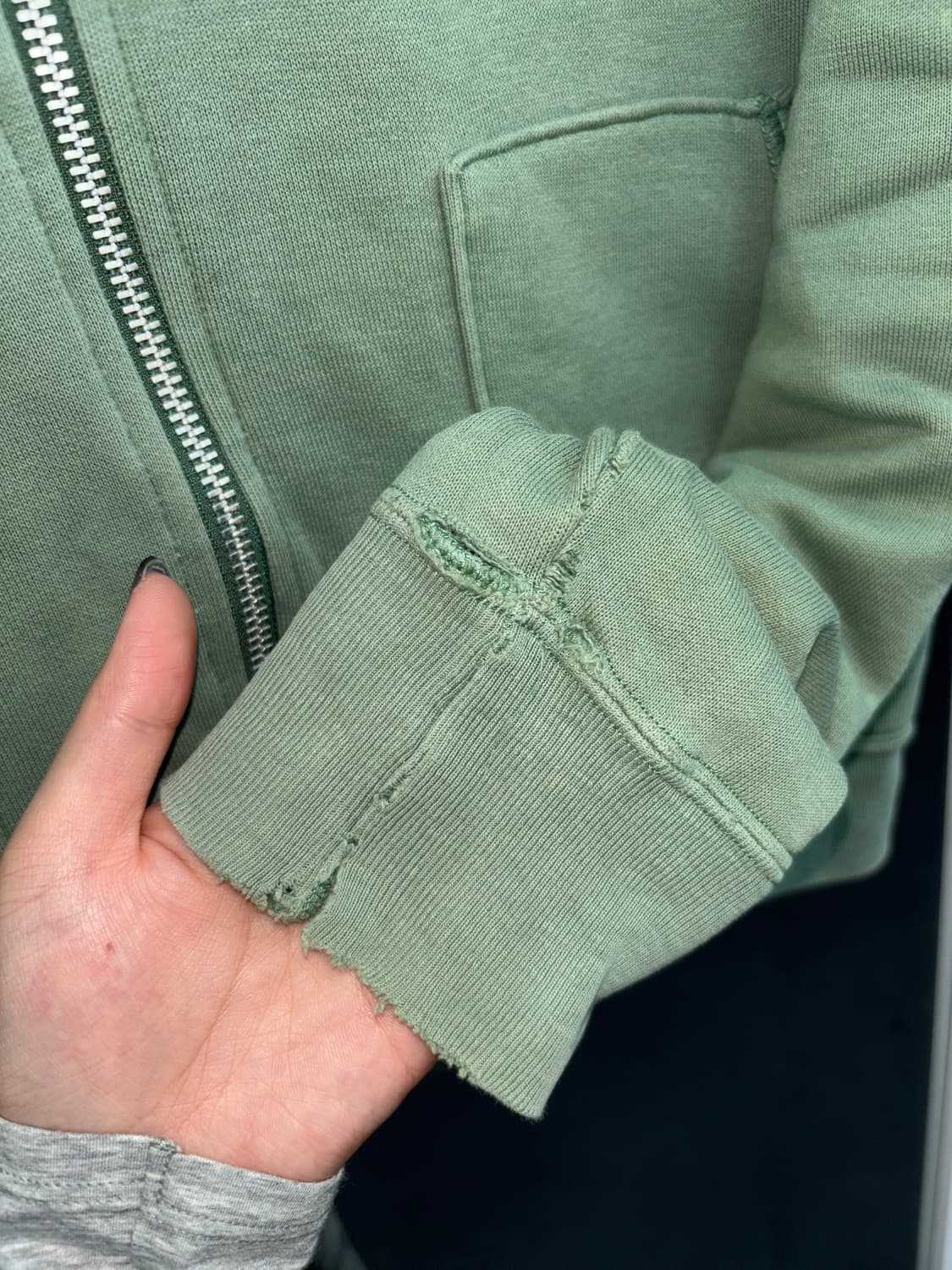 히스테릭 글래머 히스걸 그린 집업 상품이미지10