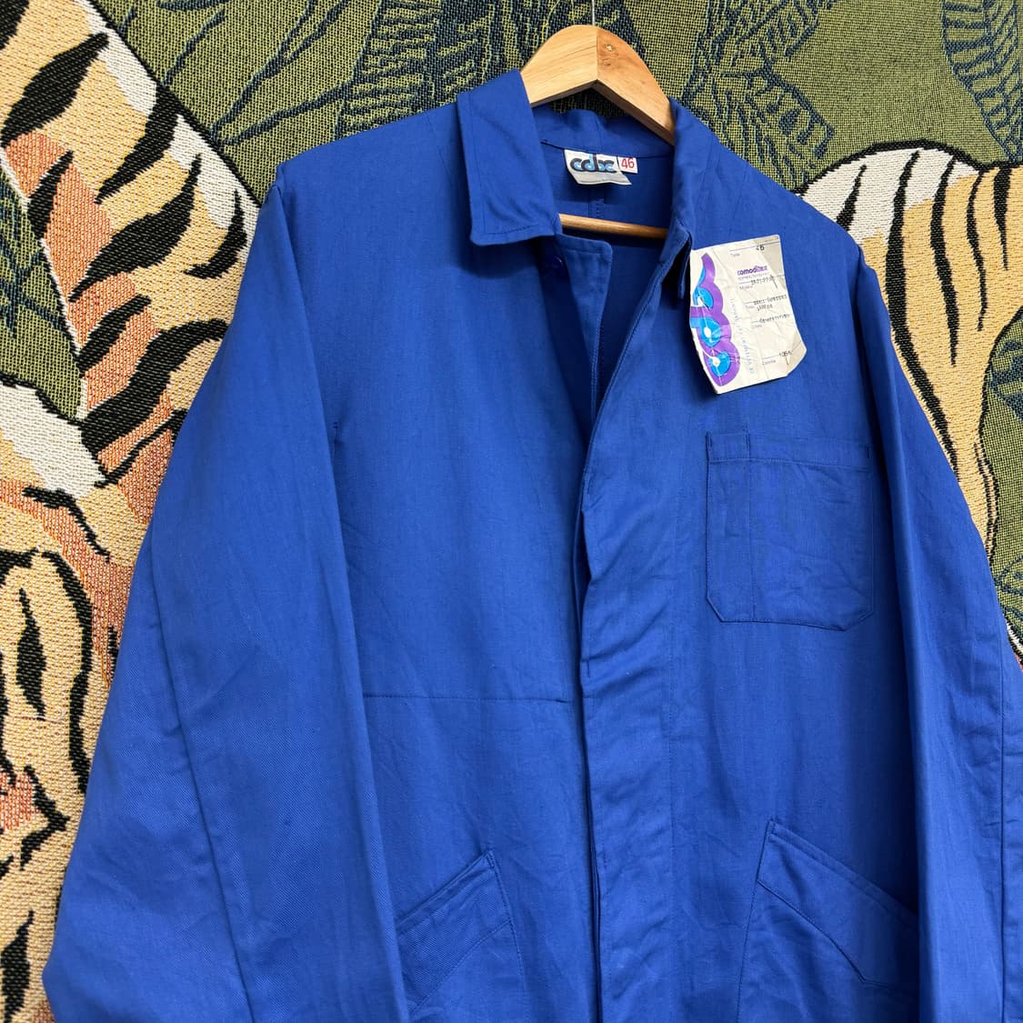 80s comoditex 빈티지 프렌치 워크 코트 (L)  상품이미지2