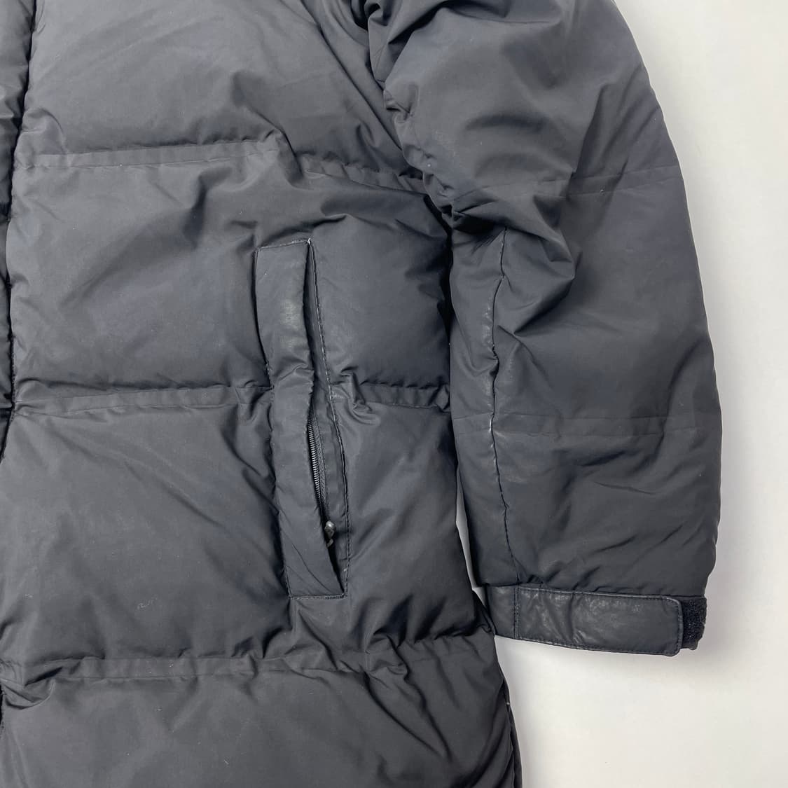 [중고] 컬럼비아 덕다운 롱패딩 블랙 L 상품이미지7