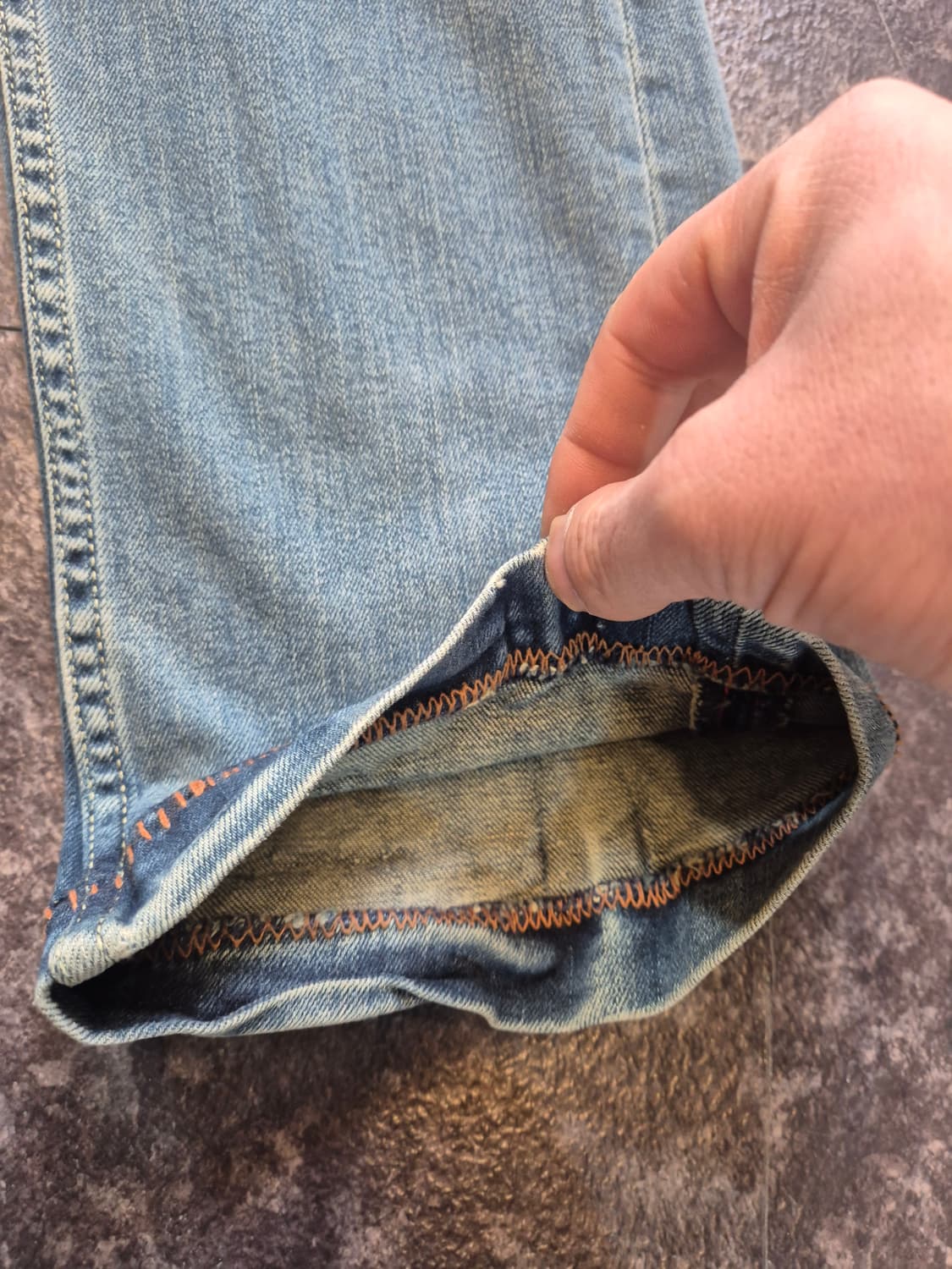 리바이스 레드 여성 청바지 상품이미지2