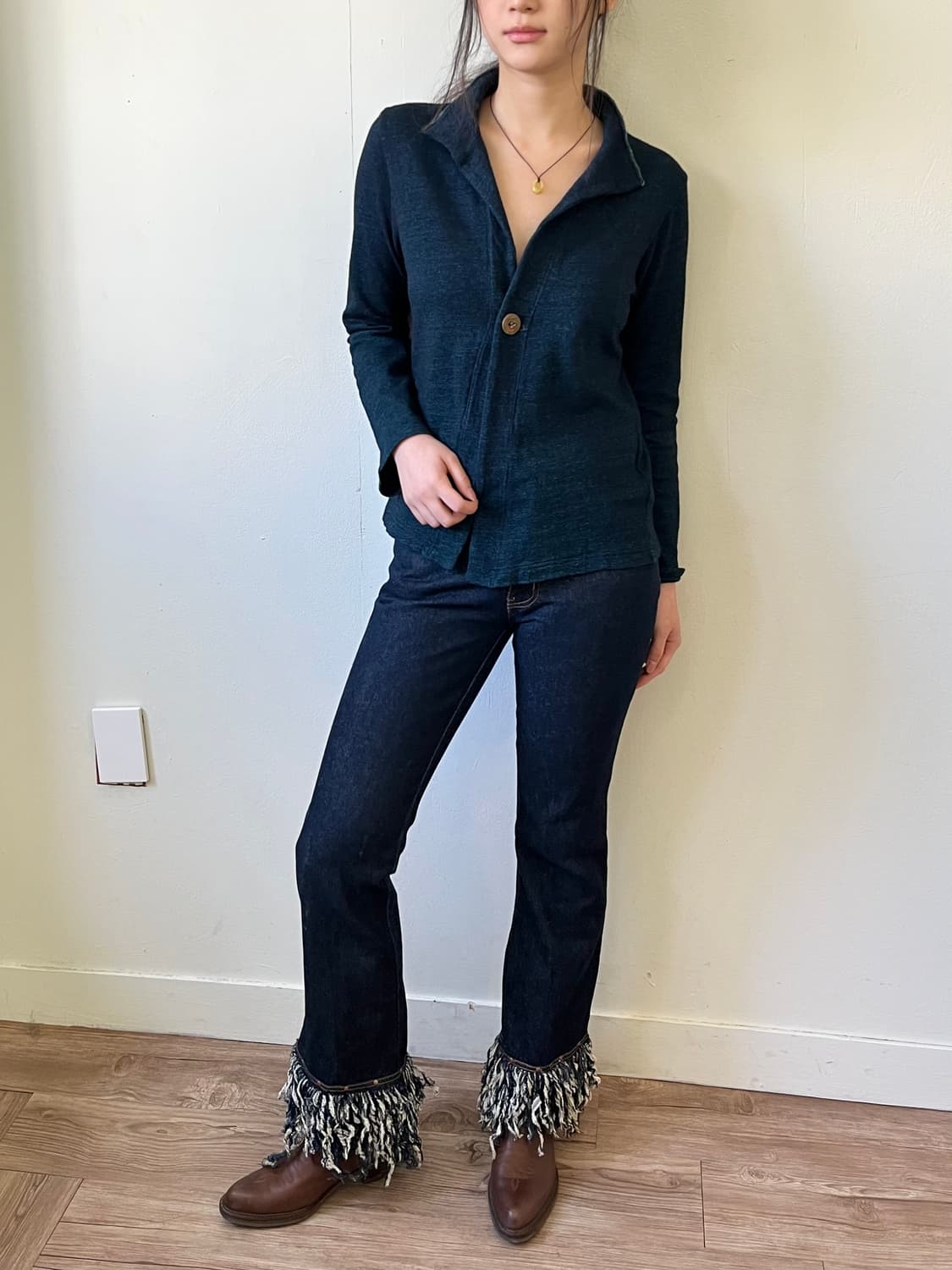 Pal'lasPalace 원버튼 가디건 상품이미지5