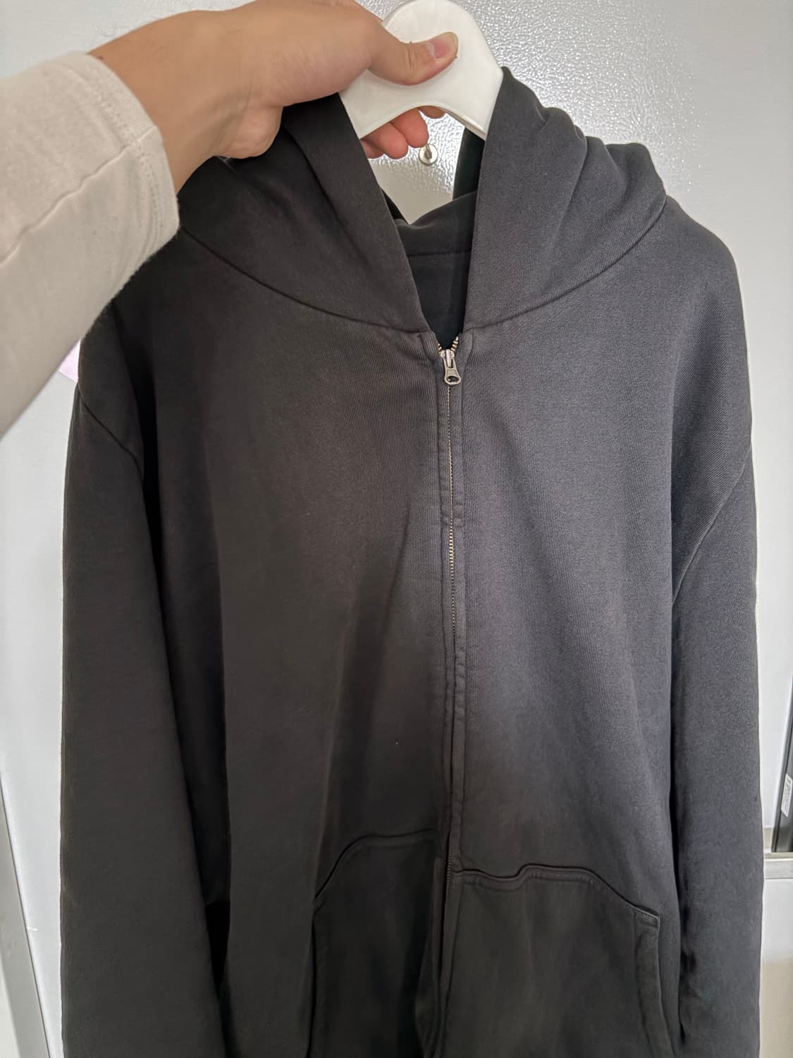 이지 갭 후드집업 블랙 xl 상품이미지6